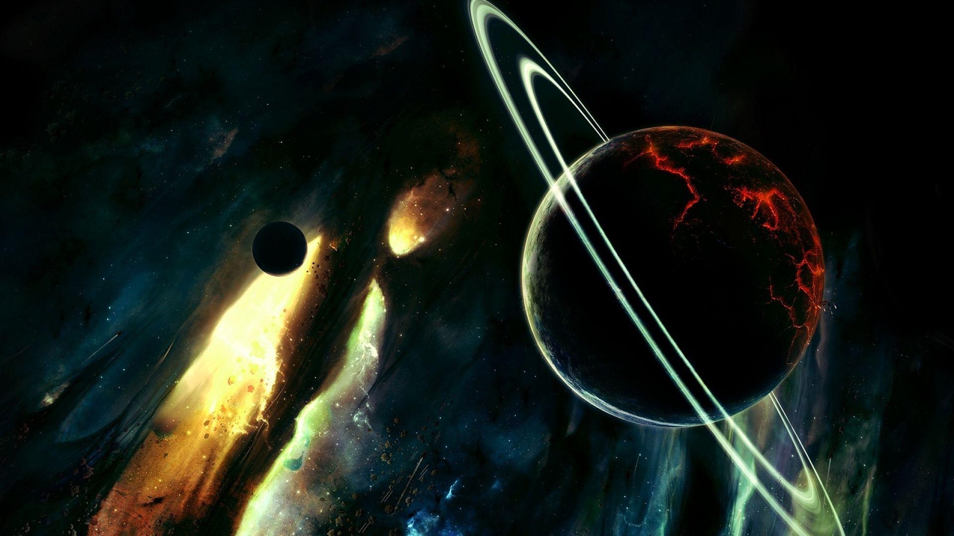 Saturn, Zerstörung, Planeten, Sterne, Download, 1920x1080 Full HD Desktop