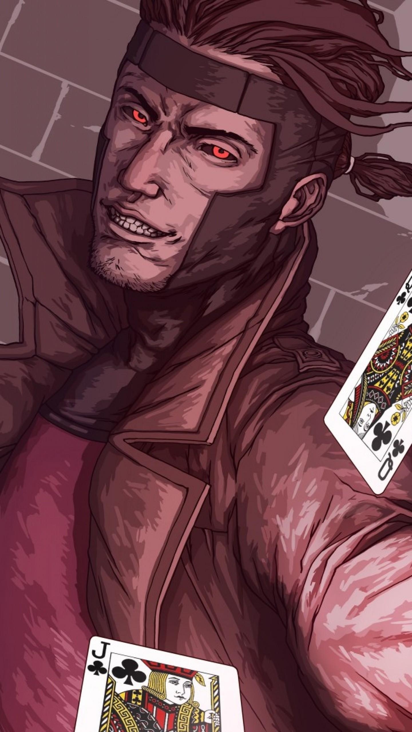 X-Men, Gambit, Marvel, Comics, Mutant, 1440x2560 HD Handy