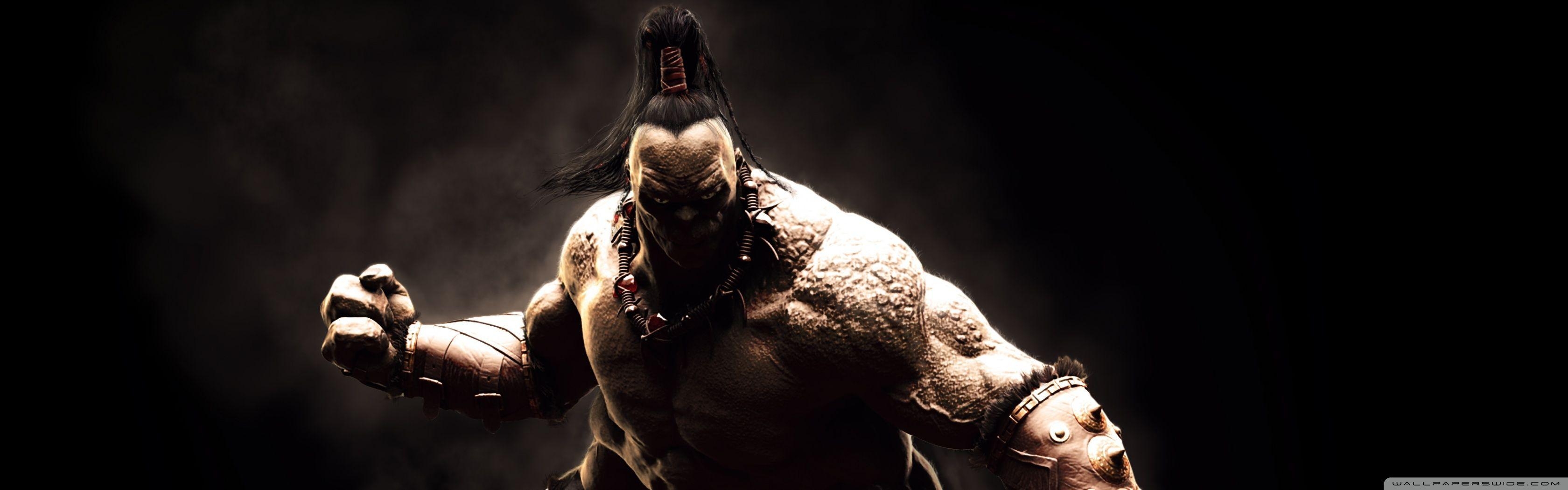 Goro, Mortal Kombat, Ultra HD, Desktop, Film, 3360x1050 Dual Screen Desktop