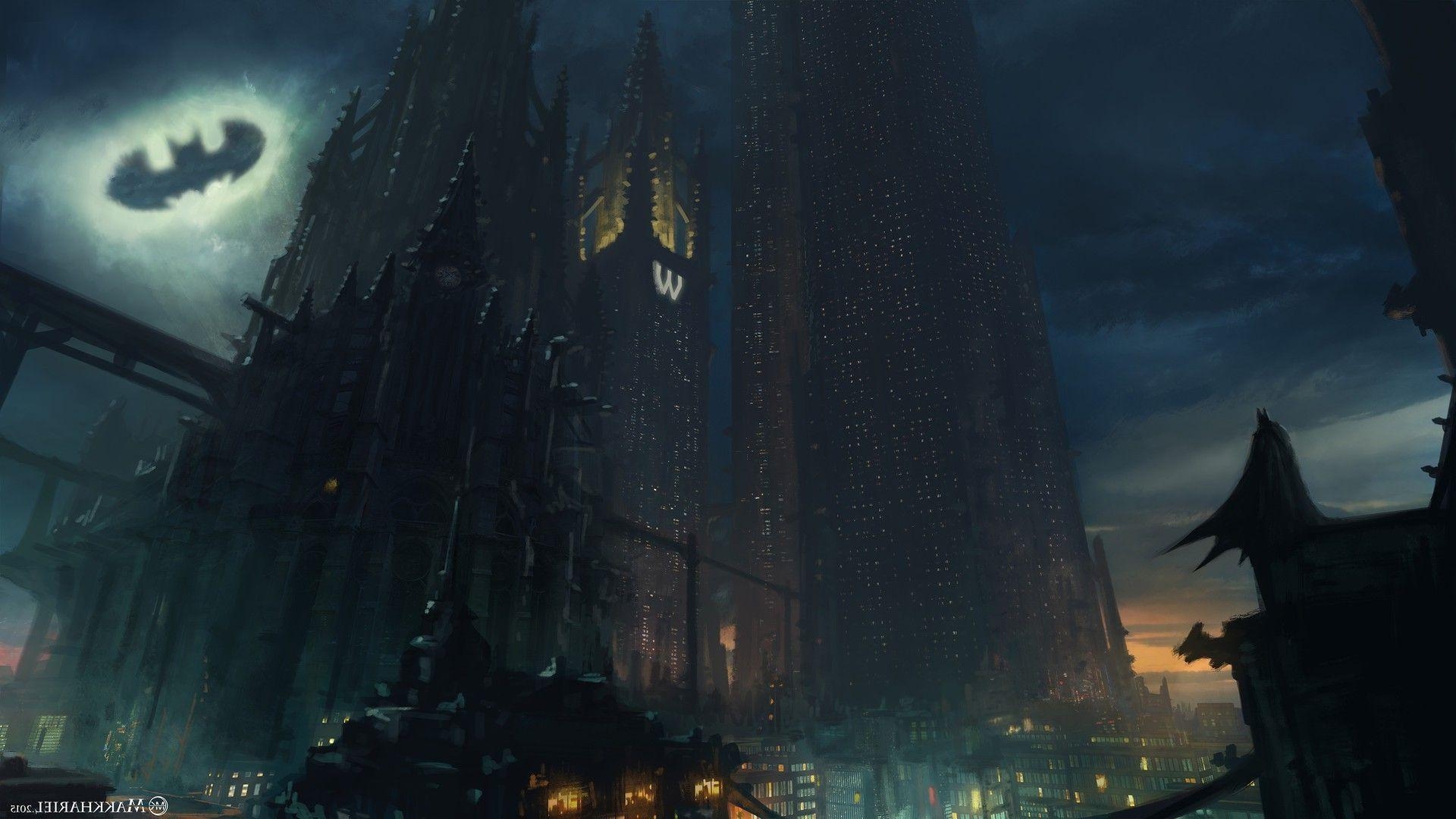 Gotham City, HD, Hintergrund, Bild, Comic, 1920x1080 Full HD Desktop