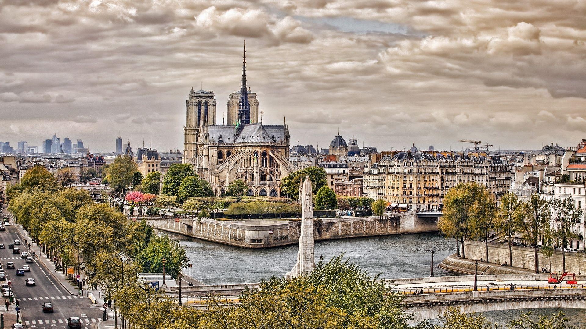 Notre Dame de Paris, Kathedrale, Sehenswürdigkeit, Geschichte, 1920x1080 Full HD Desktop