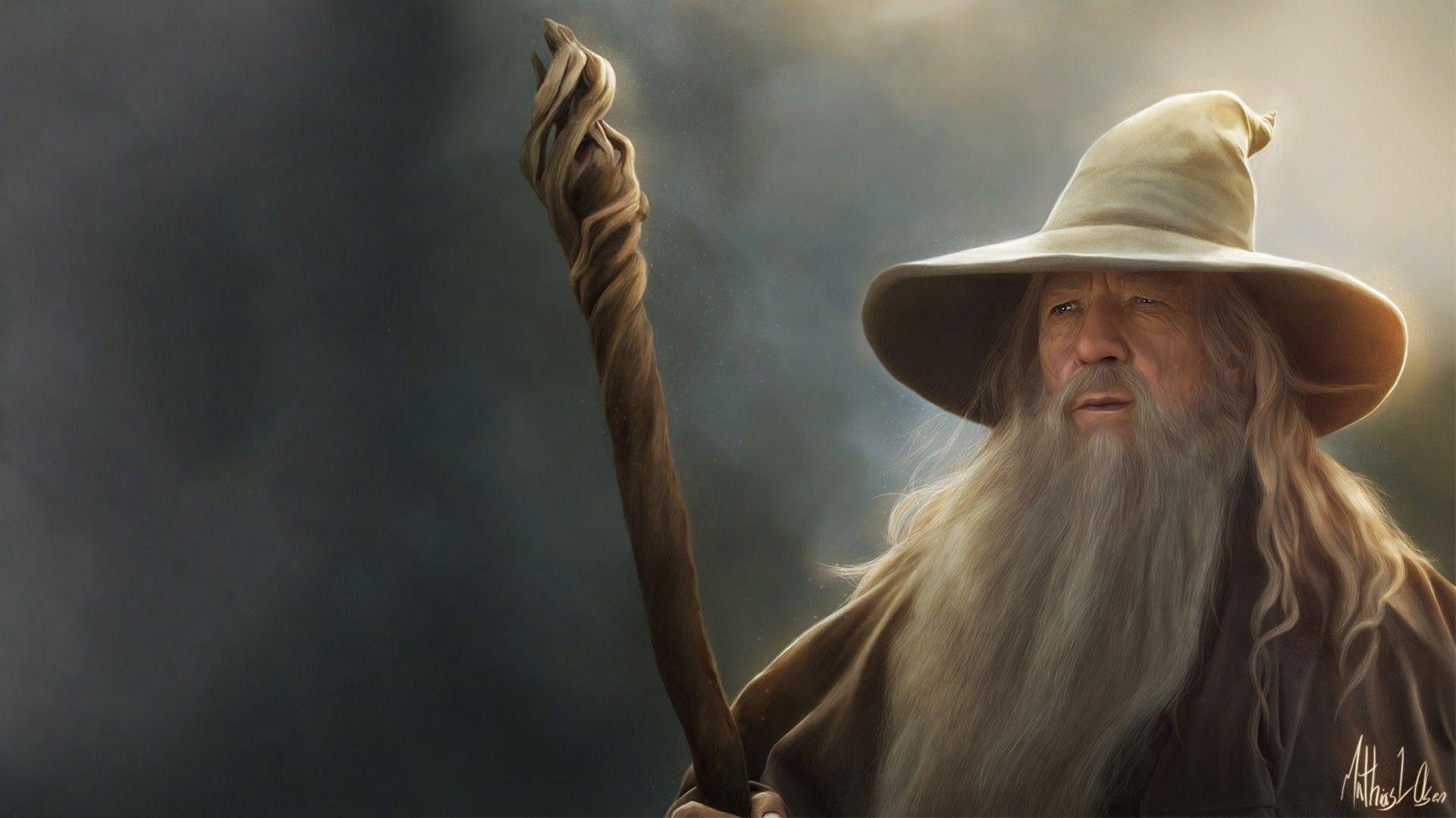 Gandalf, Zauberer, Fantasy, Der Herr der Ringe, Bild, 1920x1080 Full HD Desktop