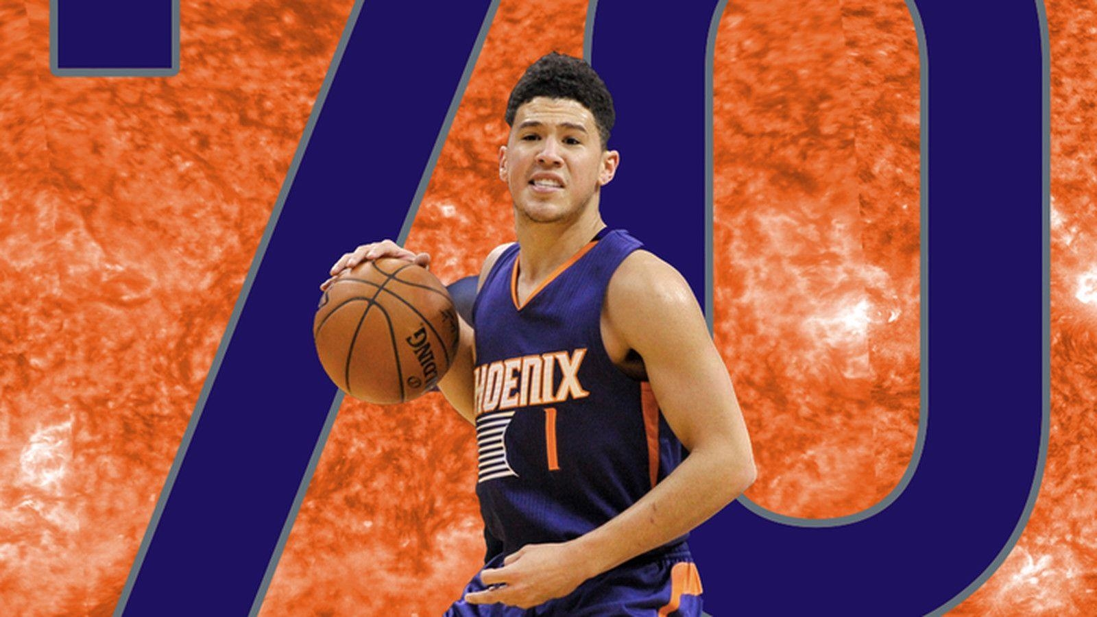 Devin Booker, 70 Punkte, Rekord, NBA, Glanz, 1600x900 HD Desktop