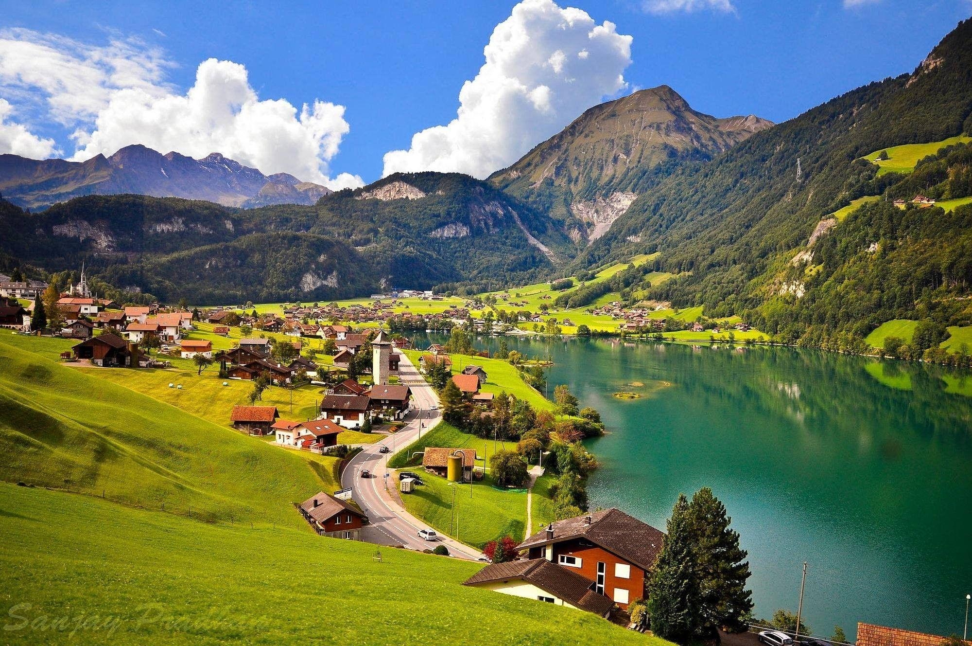 Lungern, Schweiz, Berge, Mobil, Hintergründe, 2000x1330 HD Desktop