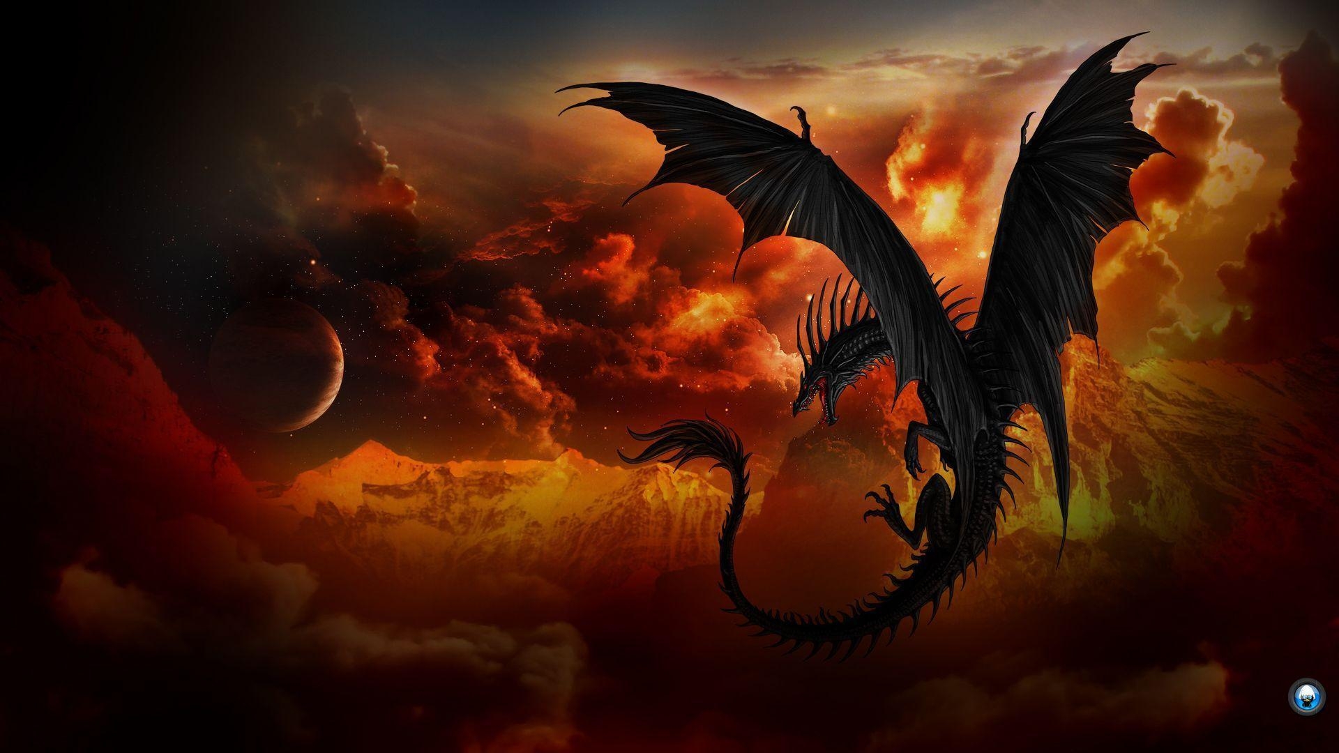 Drache, HD, 1080p, Wallpaper, Hintergrund, 1920x1080 Full HD Desktop