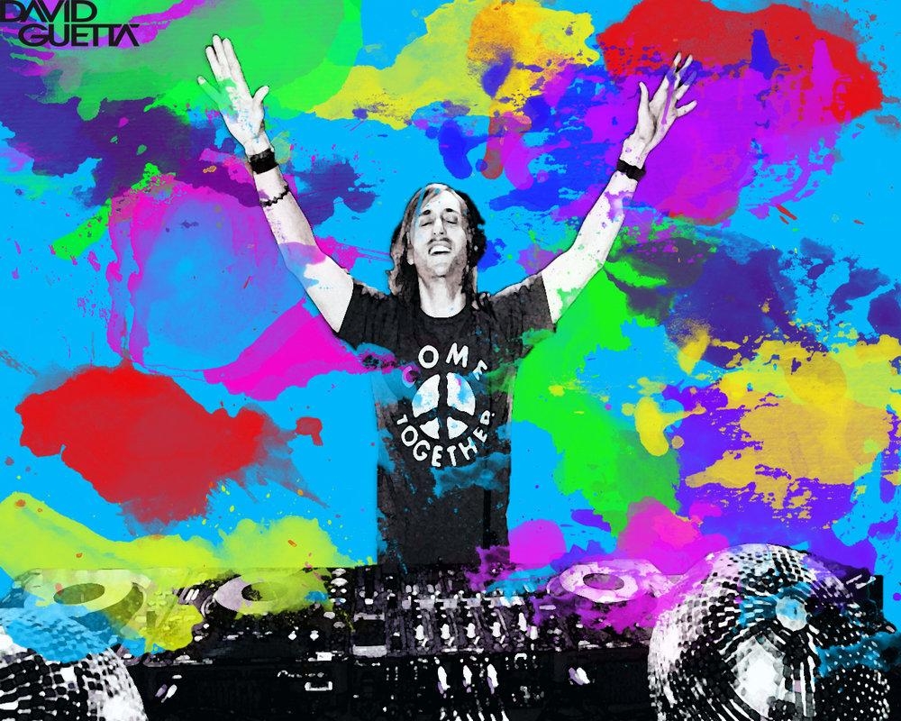 David Guetta, Musikhintergrund, Weitwinkel, DJ, Tapete, 1000x800 HD Desktop