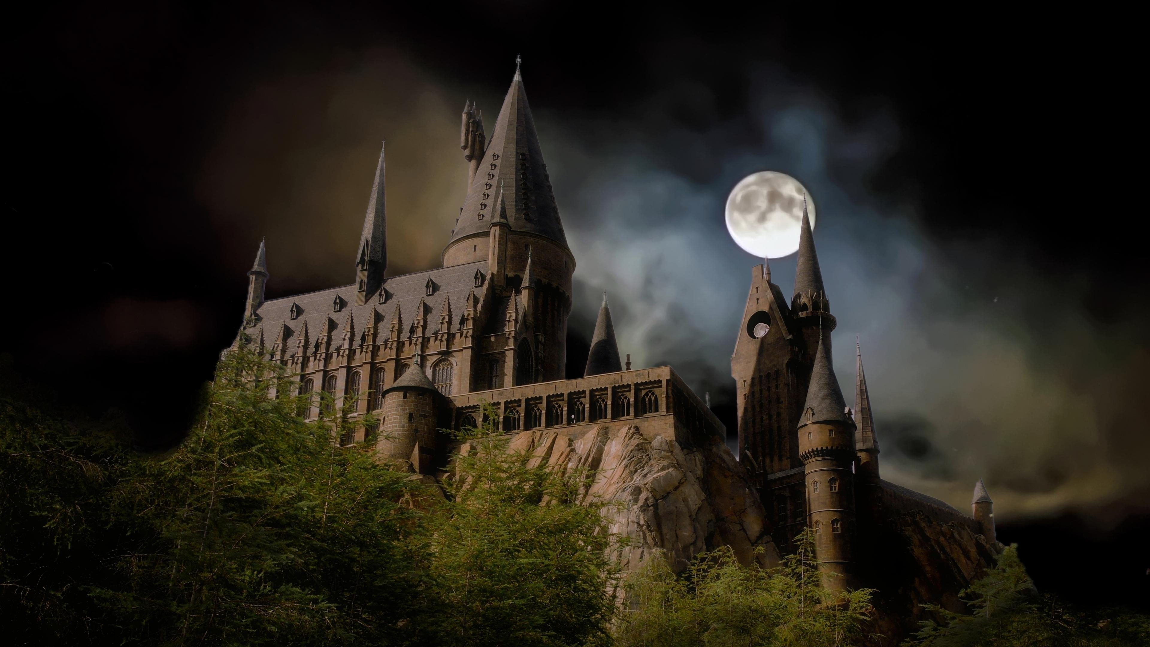 Hogwarts, Schloss, Orlando, 4K, Harry Potter, 3840x2160 4K Desktop