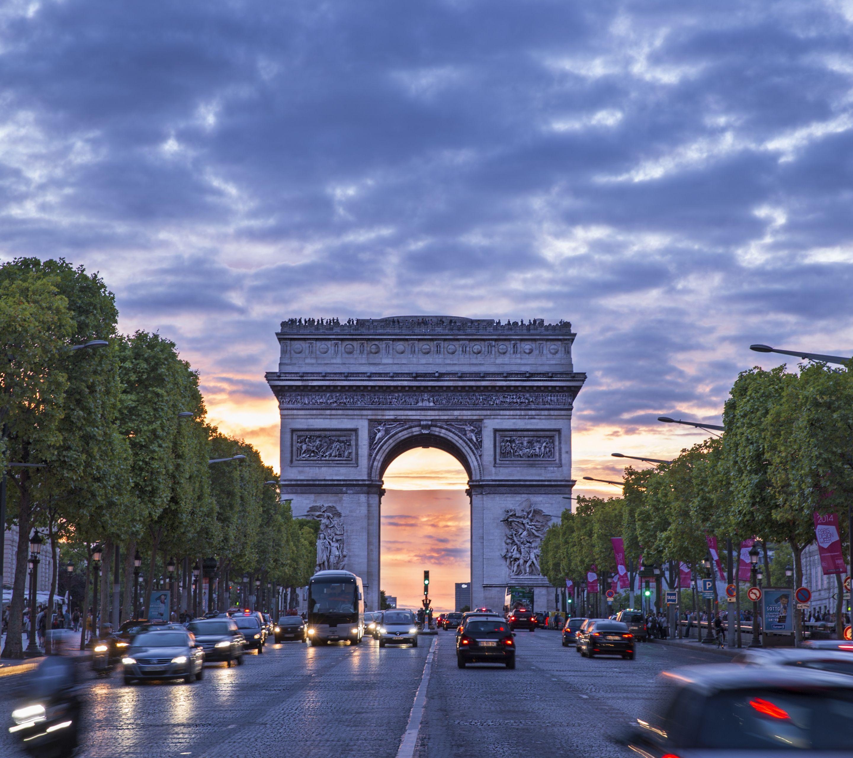 Arc de Triomphe, Paris, Reise, Bauwerk, Touristenattraktion, 2880x2560 HD Desktop