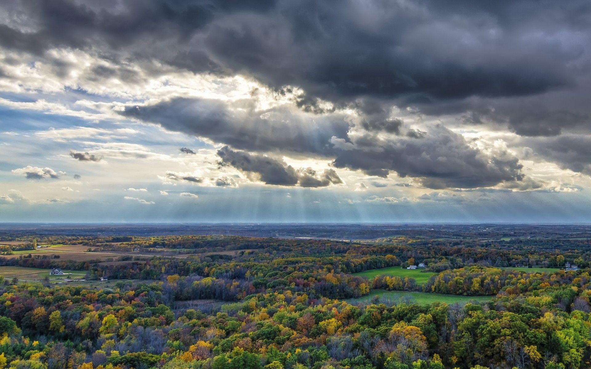 Herbst, Erin, Wisconsin, Reisen, Hintergrund, 1920x1200 HD Desktop