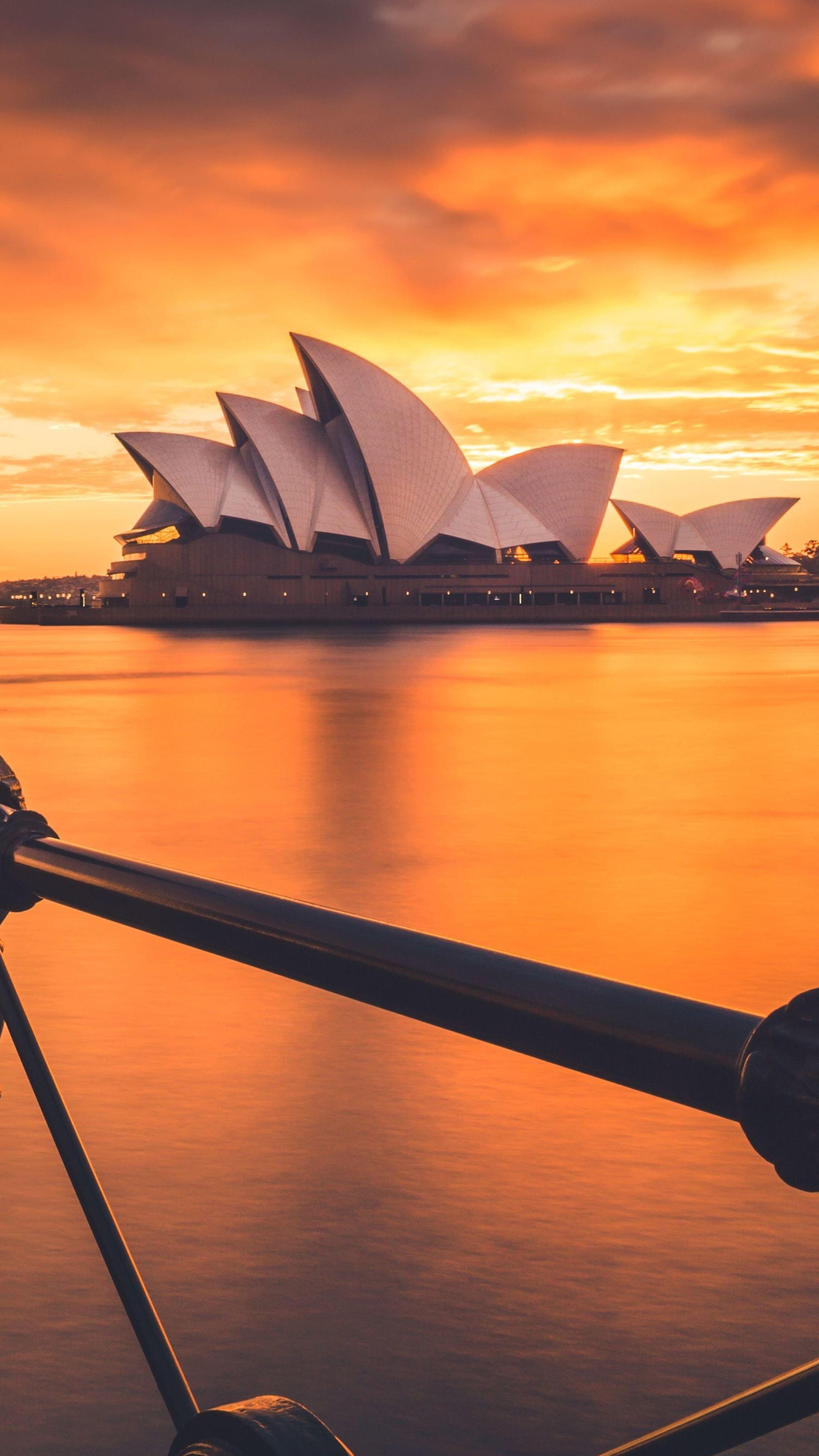 Sydney Opera House, 4K, Sony Xperia, Australien, Architektur, 2160x3840 4K Handy