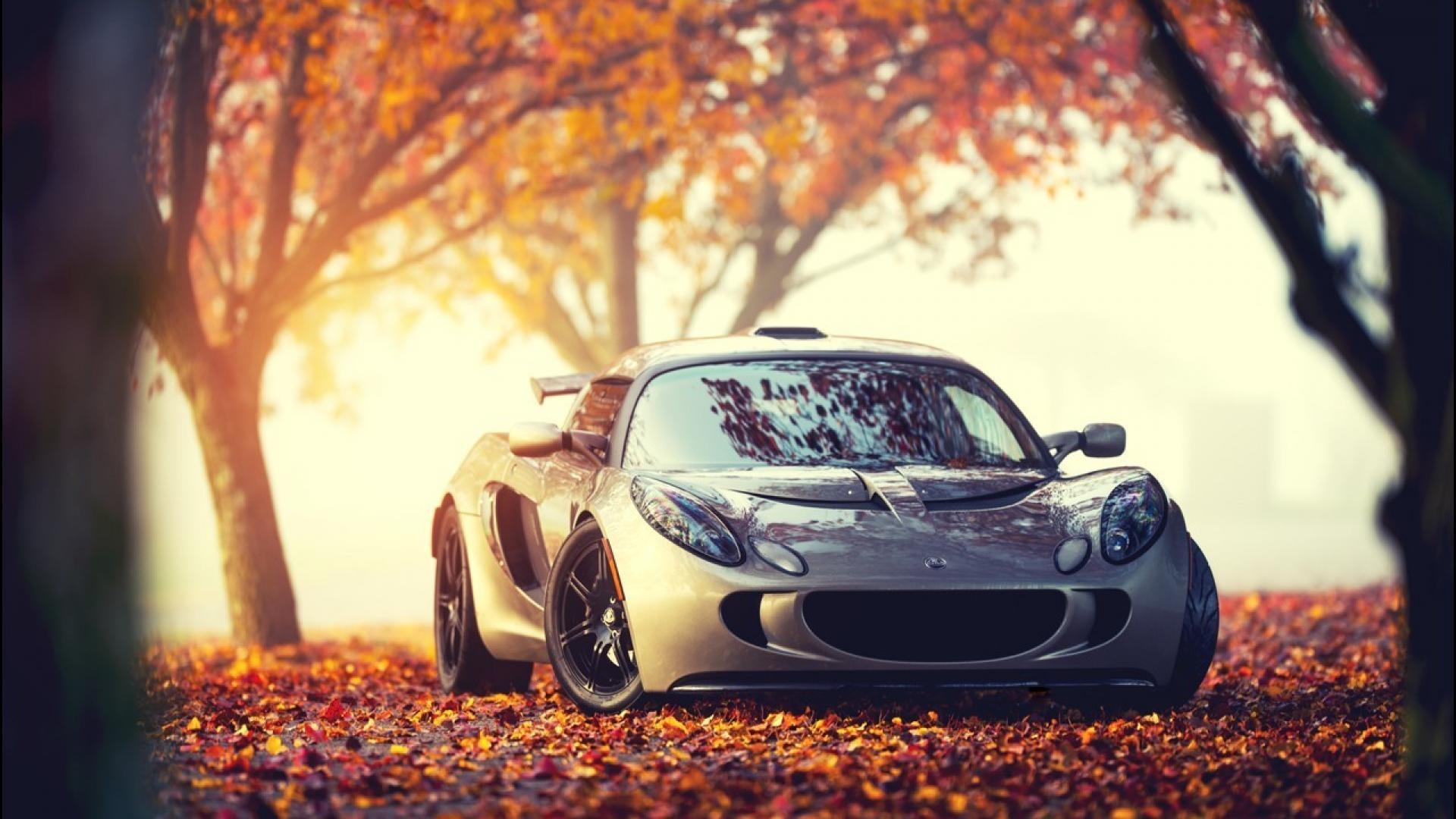 Lotus Elise 111S, Herbstfotografie, Fahrzeug, Landschaft, Autos, 1920x1080 Full HD Desktop