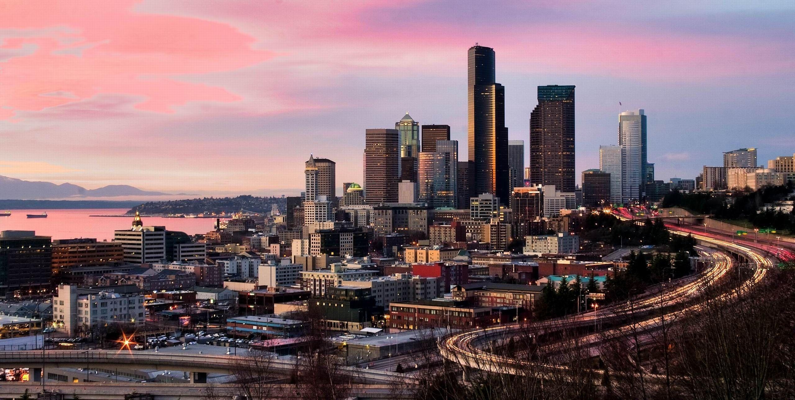 Seattle, Reisen, Desktop, Stadtansicht, Hintergrund, 2560x1290 HD Desktop