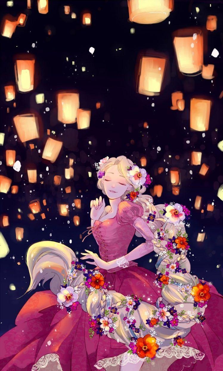 Cartoon, Walt Disney, HD, Desktop, Tangled, 750x1250 HD Handy