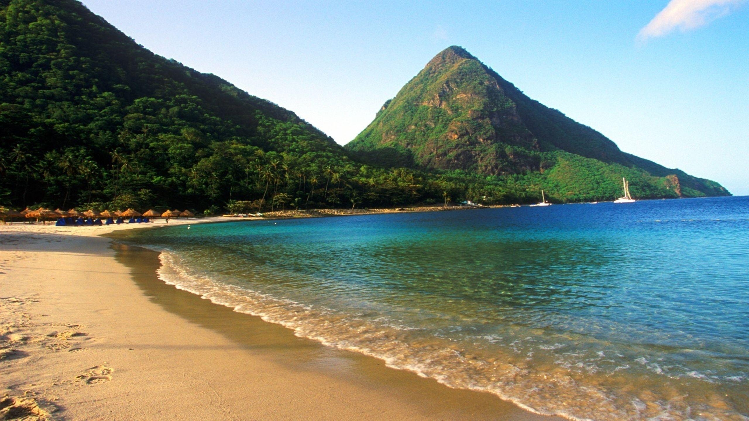 St. Lucia, Desktop-Hintergrund, 17qqcom, Karibik, 2560x1440 HD Desktop