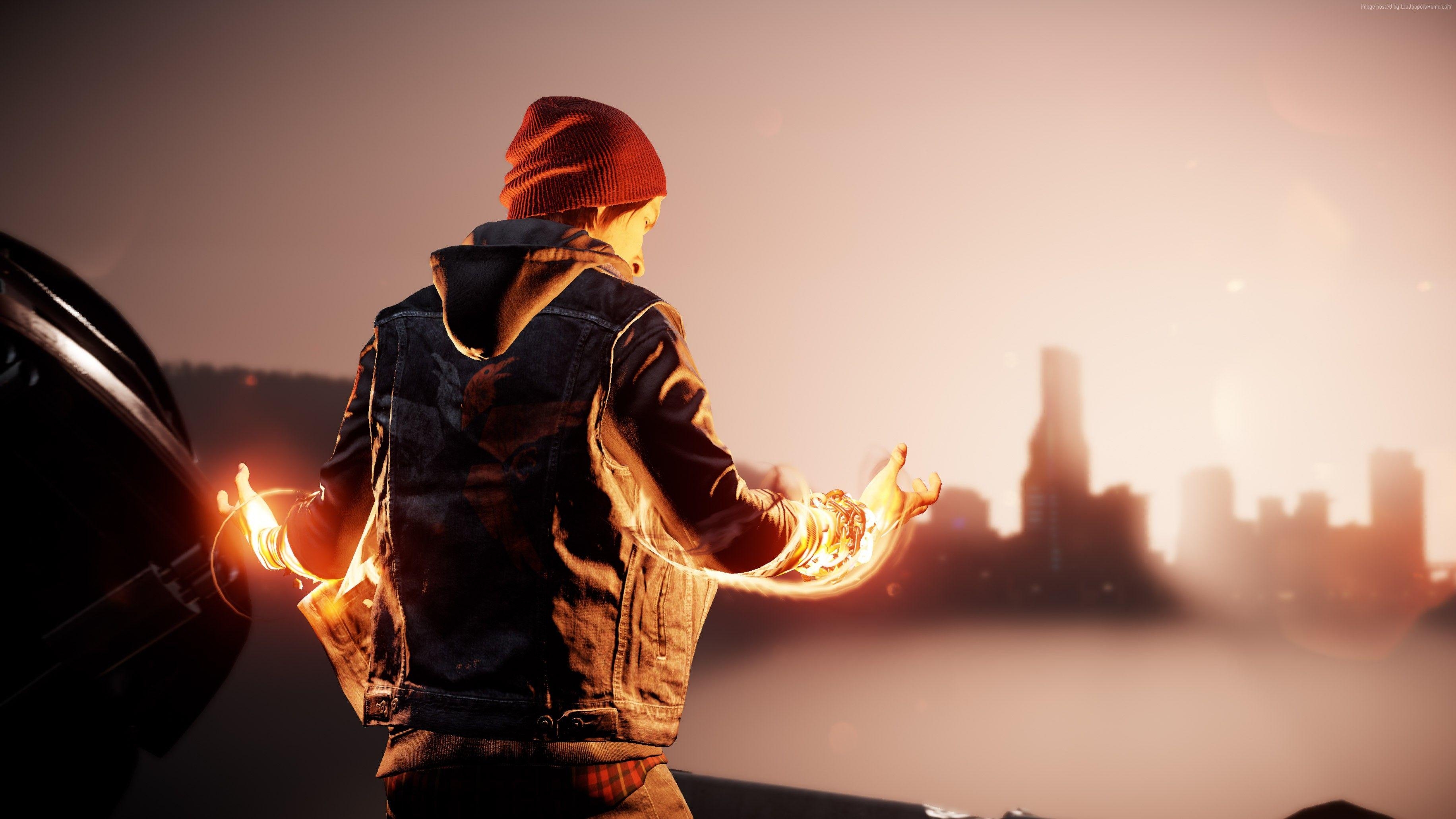 Infamous Second Son, First Light, PS4 Pro, Spiele, Künstler, 3670x2070 HD Desktop