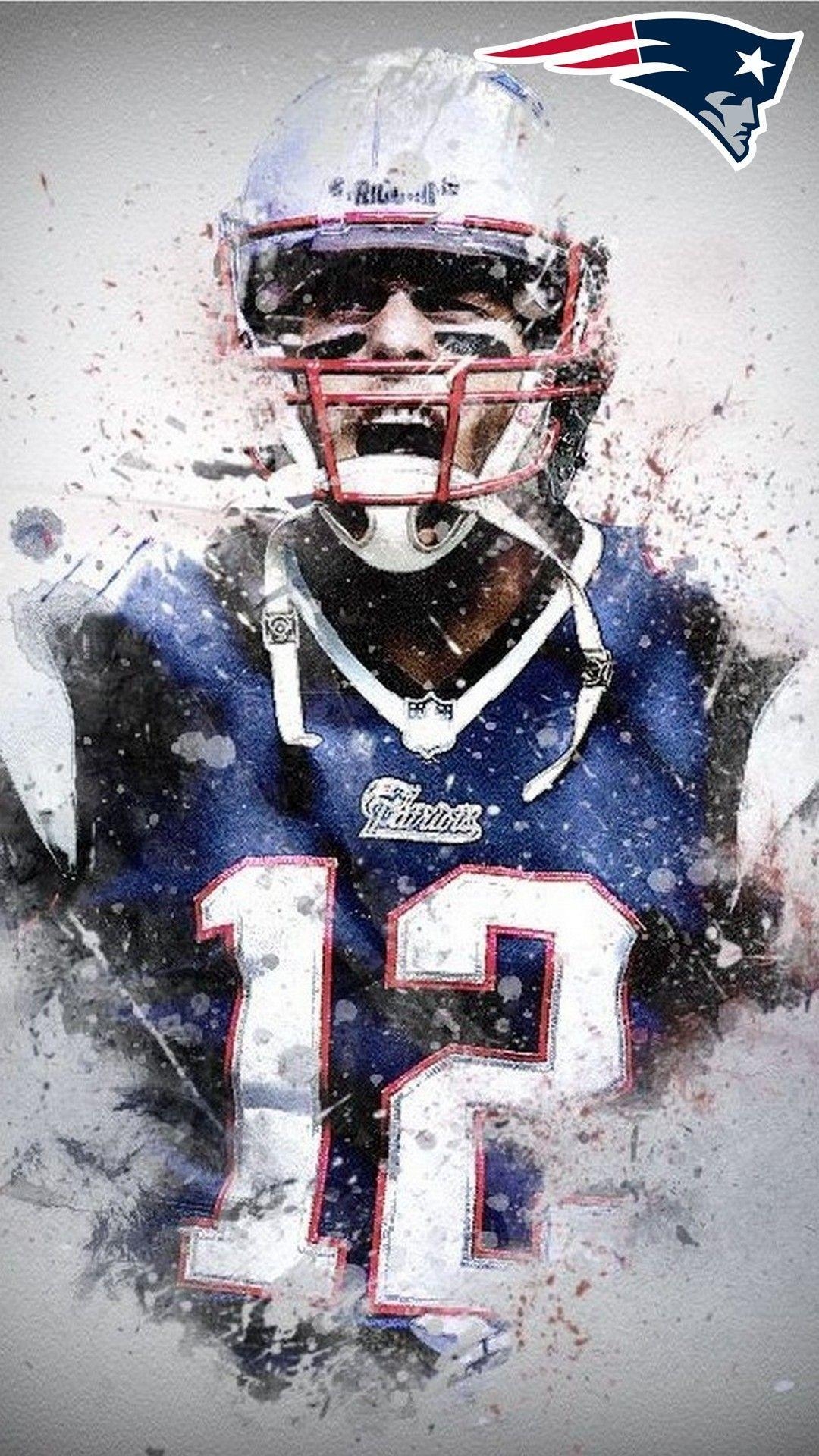 Tom Brady, Patriots, HD, iPhone, New England, 1080x1920 Full HD Handy