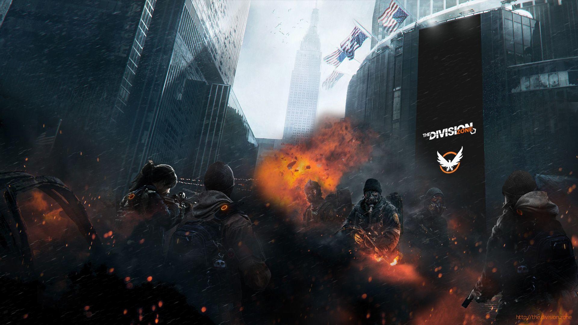 Desktop, Hintergrund, Februar 2015, The Division, Zone, 1920x1080 Full HD Desktop