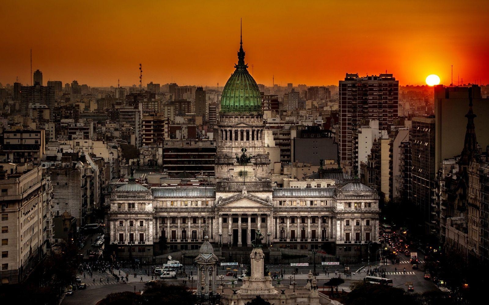 Buenos Aires, Kongresspalast, Argentinien, Reisen, Sehenswürdigkeit, 1600x1000 HD Desktop