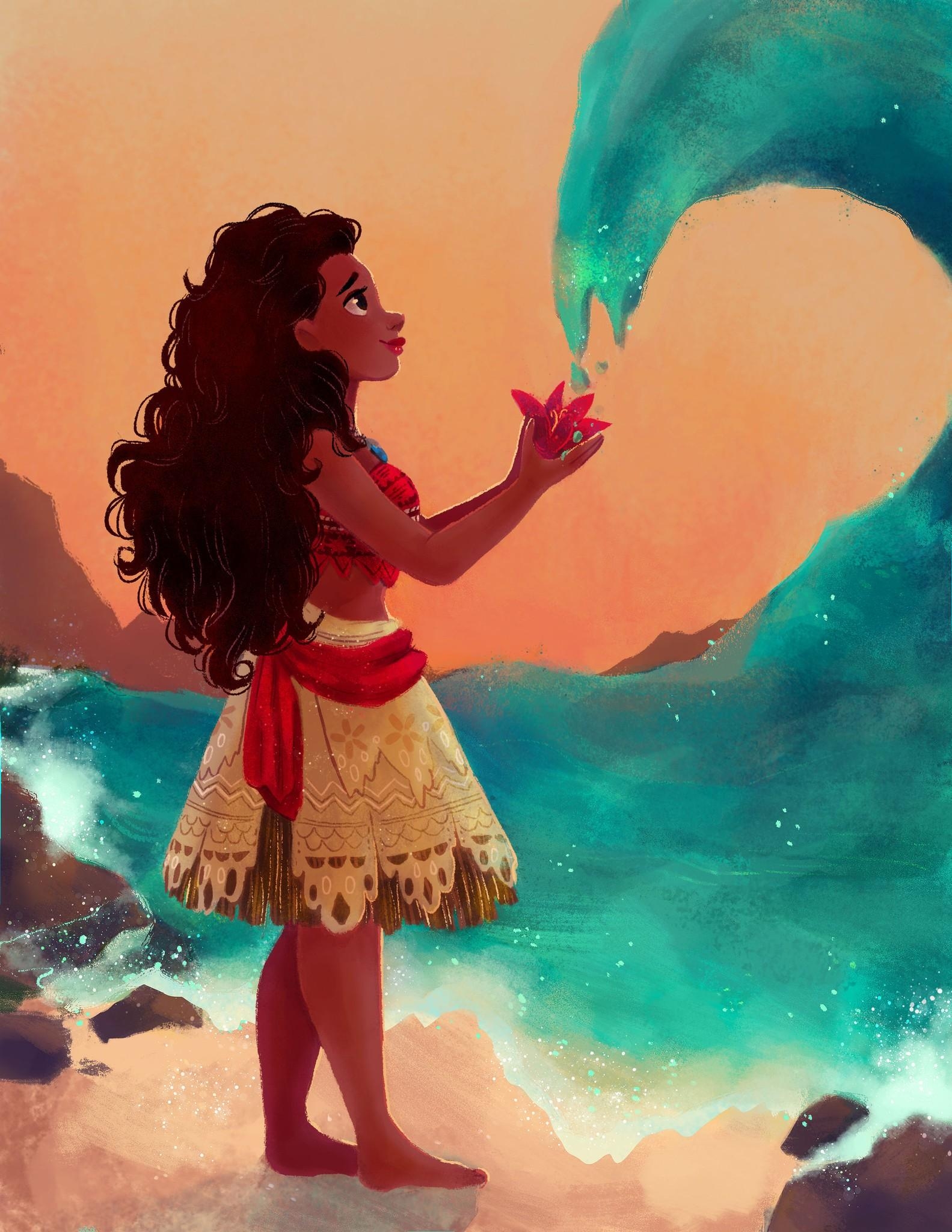 Moana Insel, Desktop-Abenteuer, Südsee, Disney, Animation, 1590x2050 HD Handy