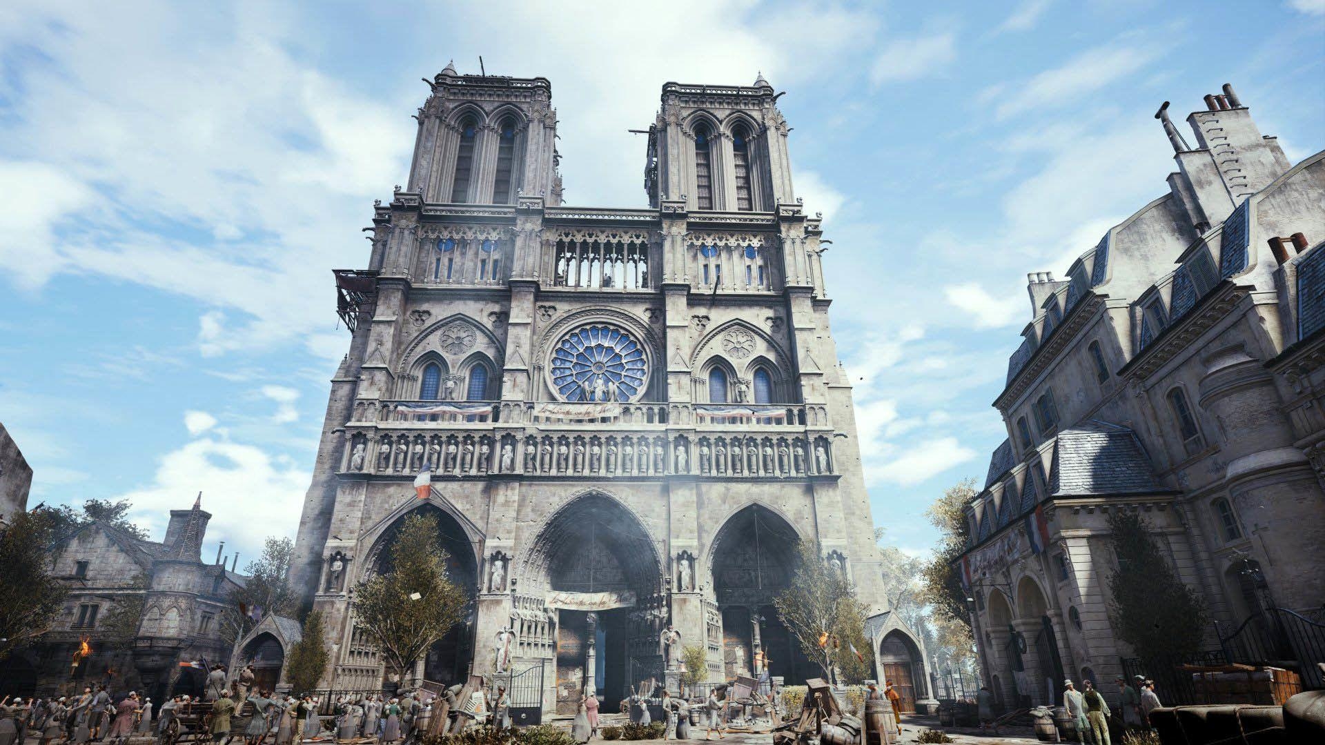 Notre Dame, Kathedrale, Paris, Bild, Architektur, 1920x1080 Full HD Desktop