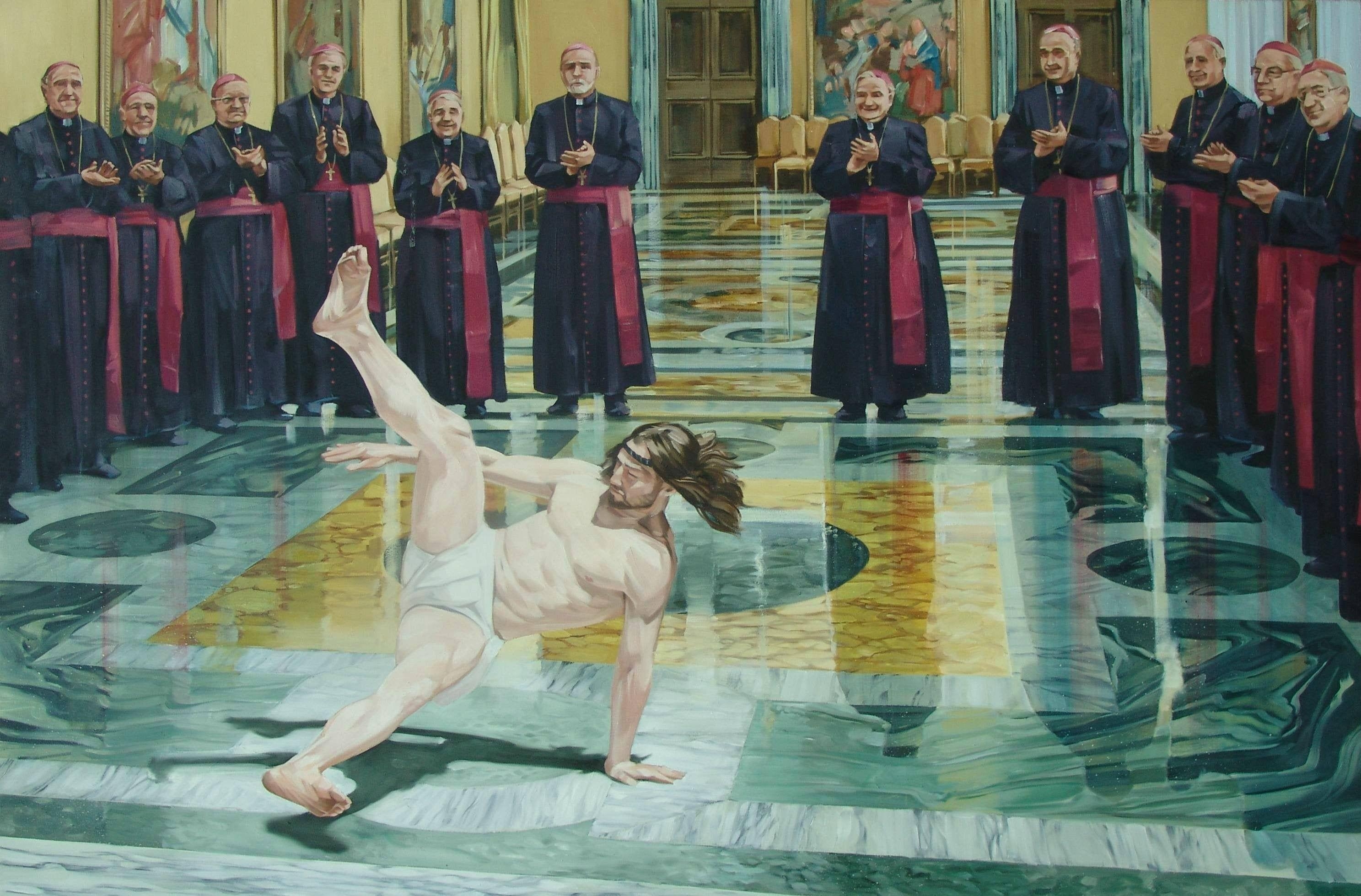 Jesus, Breakdance, Tanzen, Glaube, Stil, 2980x1960 HD Desktop