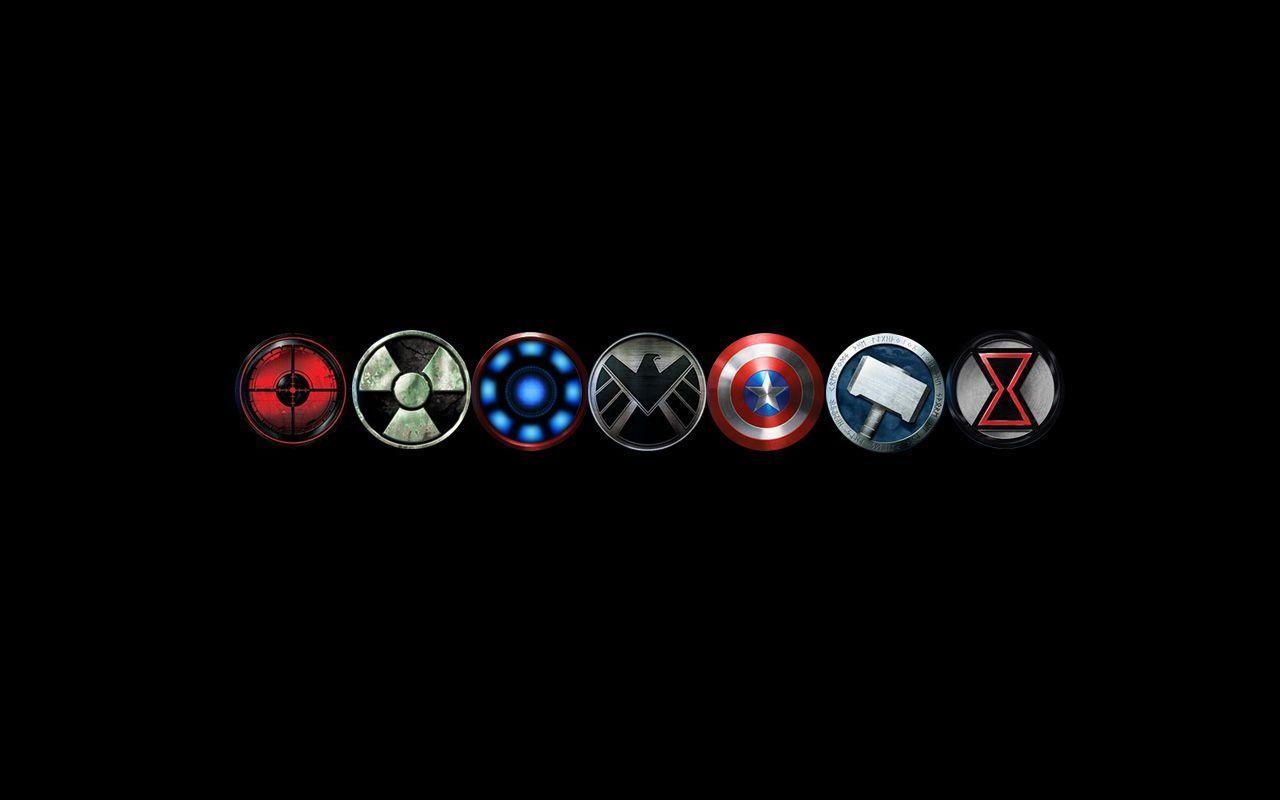 Avengers, Logo, Marvel, Superhelden, HD, 1280x800 HD Desktop