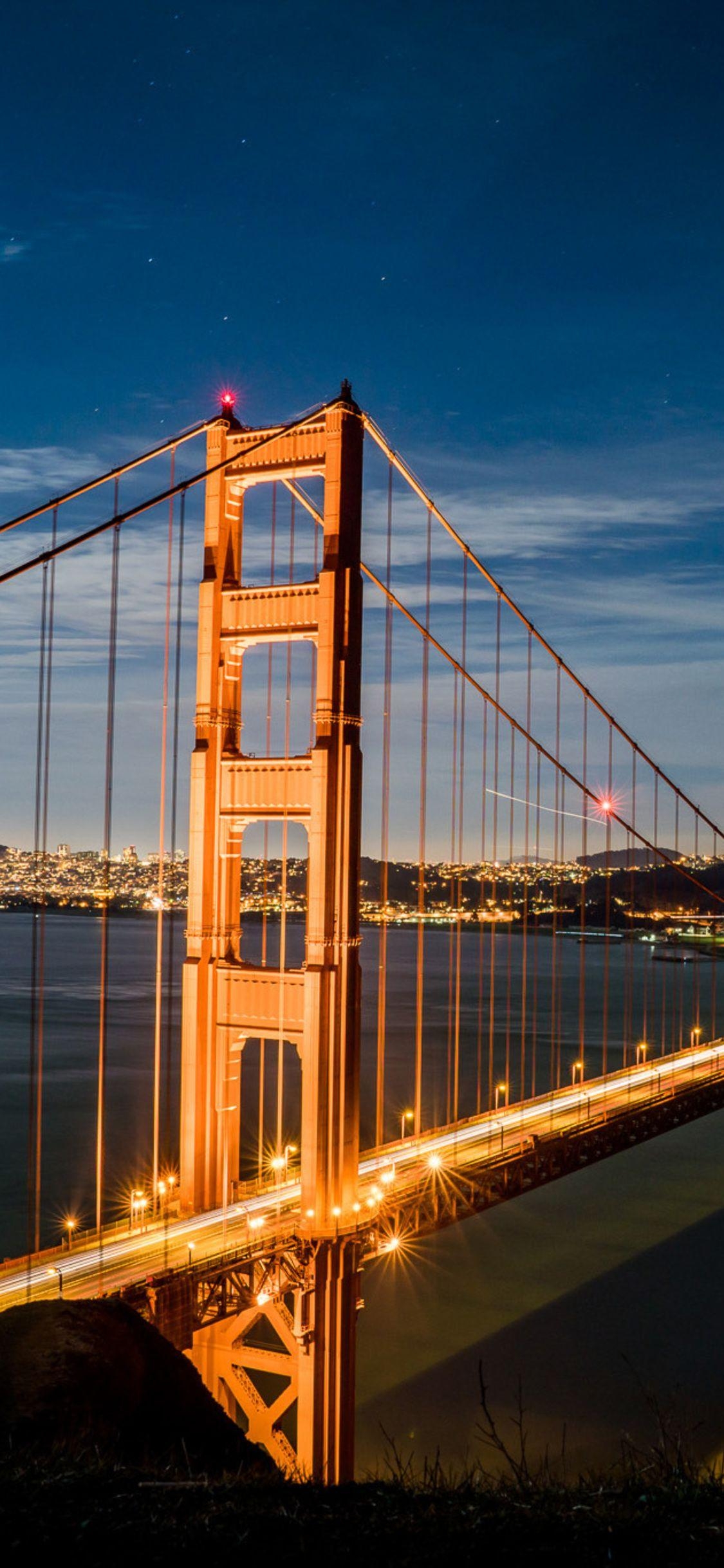 Golden Gate, iPhone XS, San Francisco, Kalifornien, Brücke, 1130x2440 HD Handy