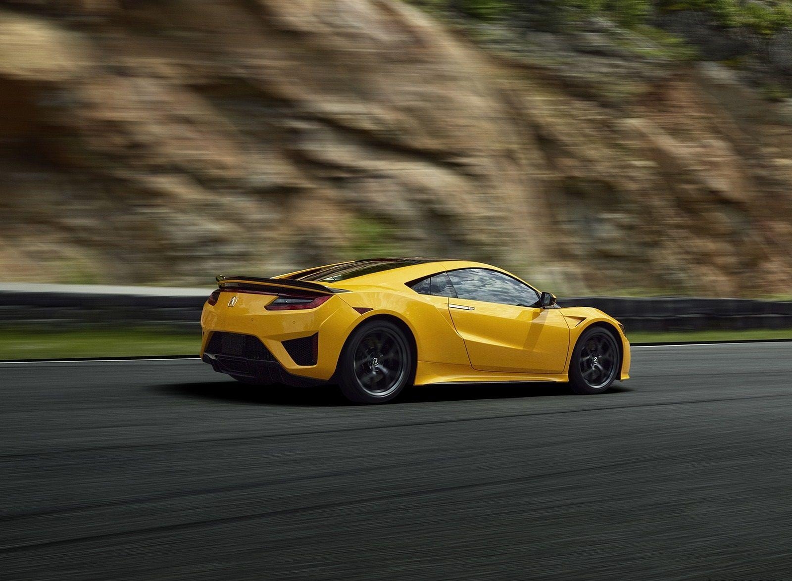 Acura NSX, Indy Yellow Pearl, Heckansicht, Auto, 2019, 1600x1180 HD Desktop