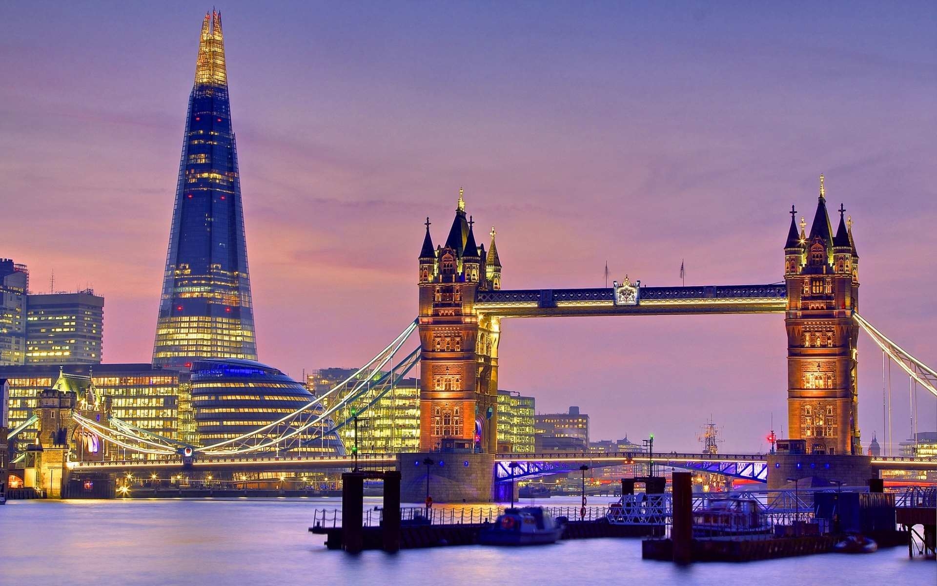 London, HD, Tower Bridge, Brücke, Landschaft, 1920x1200 HD Desktop