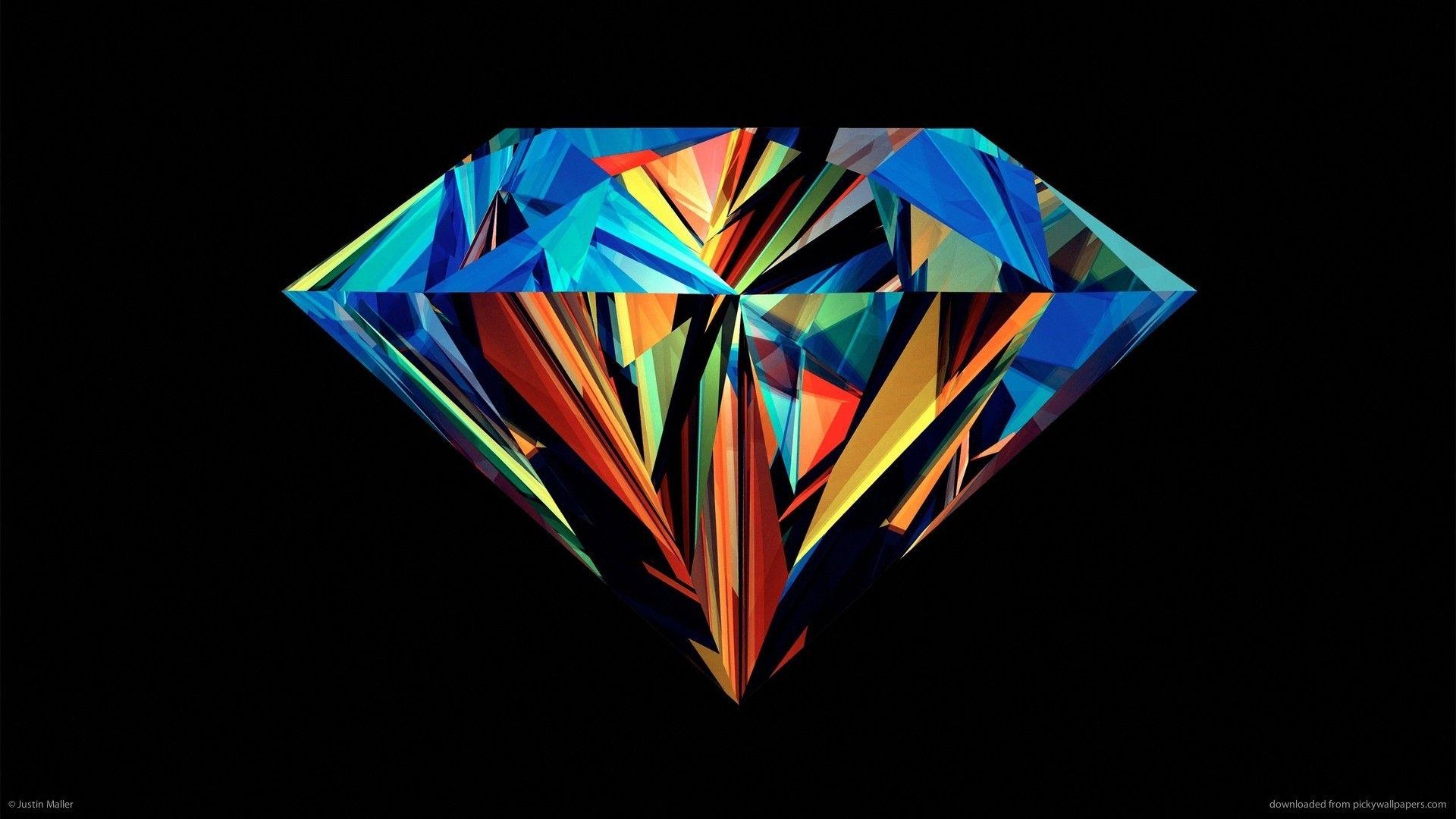 Diamond, Justin Maller, kostenloser Download, Kunst, Bild, 1920x1080 Full HD Desktop