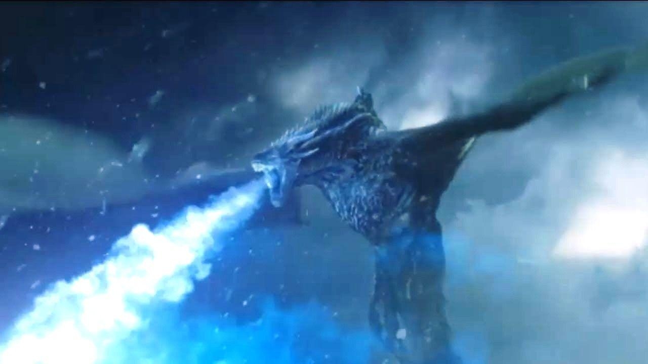 Eisdrache, Nachtkönig, Game of Thrones, Fantasy, Drachen, 1280x720 HD Desktop