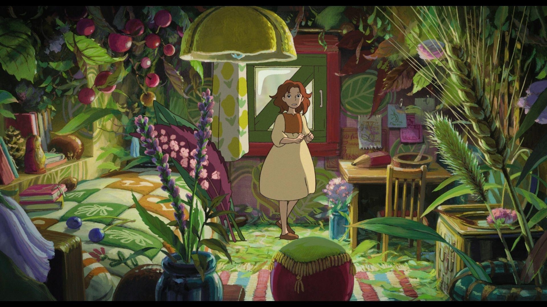 Arrietty, Geheimnisvolle Welt, Hintergrund, Anime, Film, 1920x1080 Full HD Desktop