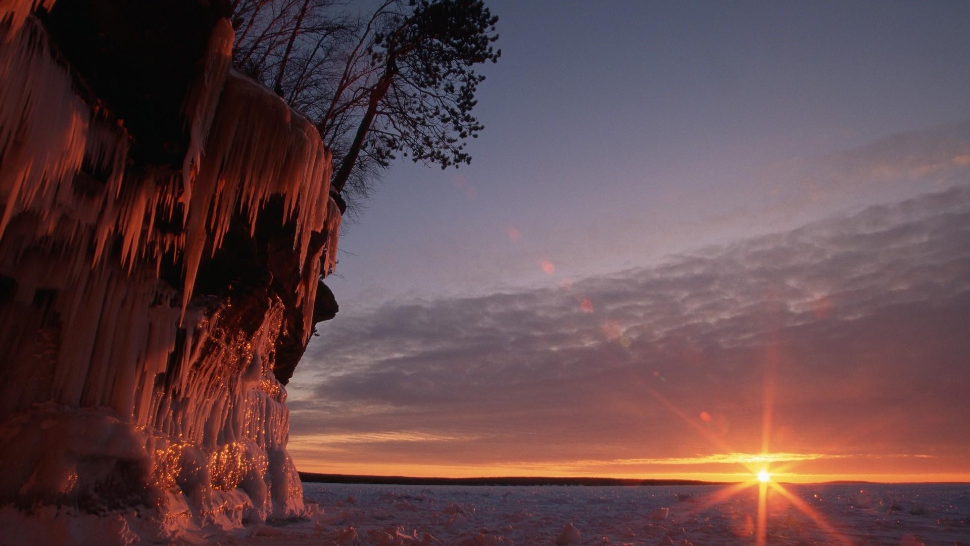 Lake Superior, Wisconsin, Eishöhle, Reisen, Bild, 1920x1080 Full HD Desktop