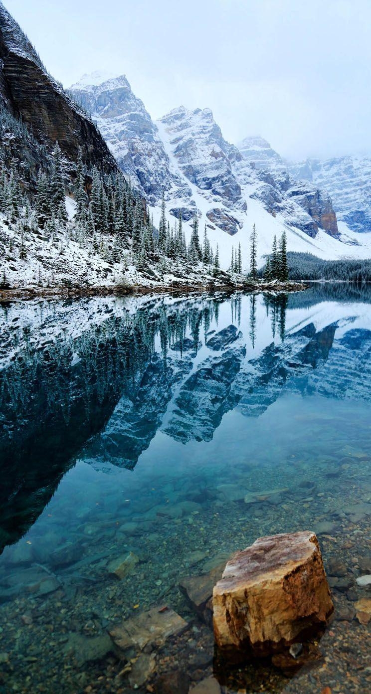iPhone, Hintergrundbild, Banff Nationalpark, Moraine Lake, 750x1400 HD Handy