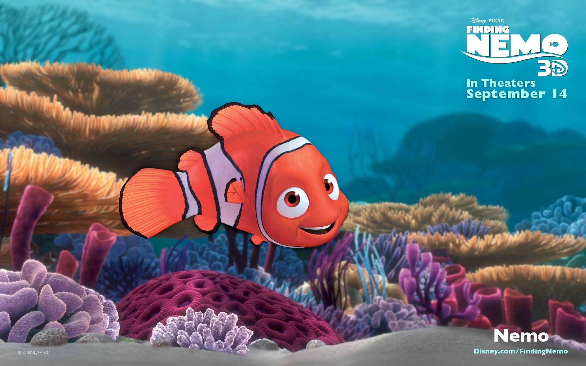 Nemo, Zeichentrickfilm, Pixar, HD Bild, 1920x1200 HD Desktop