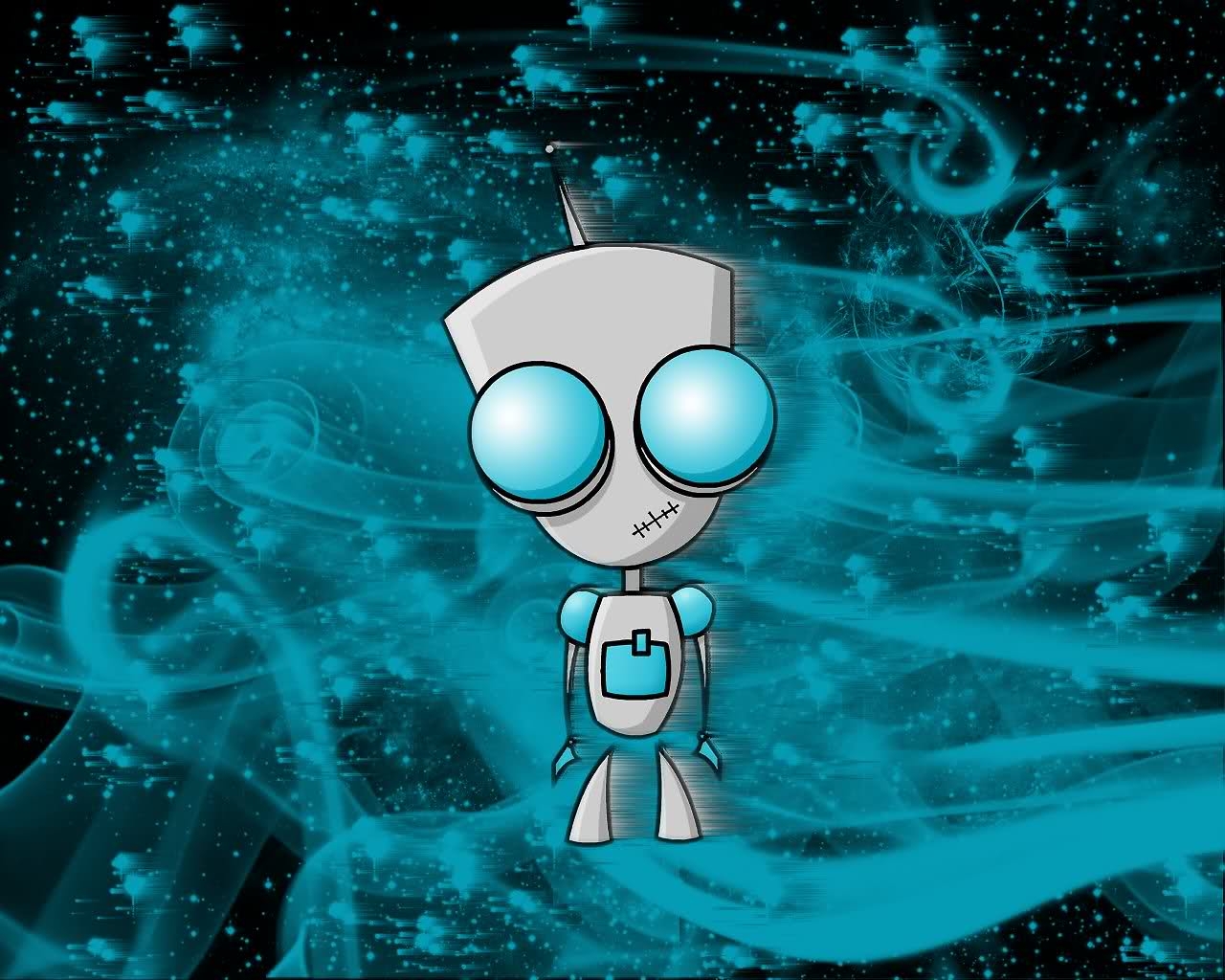 Invader Zim, GIR, Nostalgie, Cartoon, Zim und GIR, 1280x1030 HD Desktop