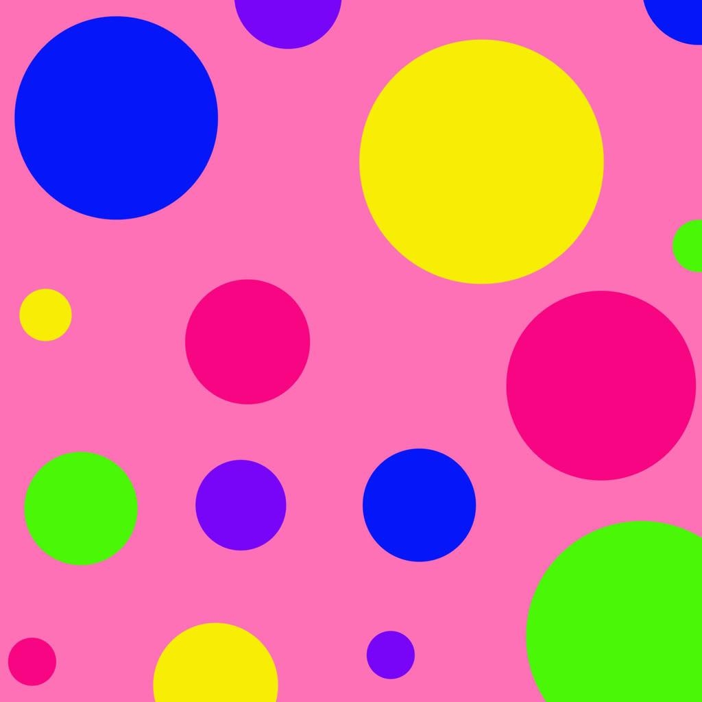 Regenbogen, Polka Dots, bunt, lebendig, Farbvielfalt, 1030x1030 HD Handy