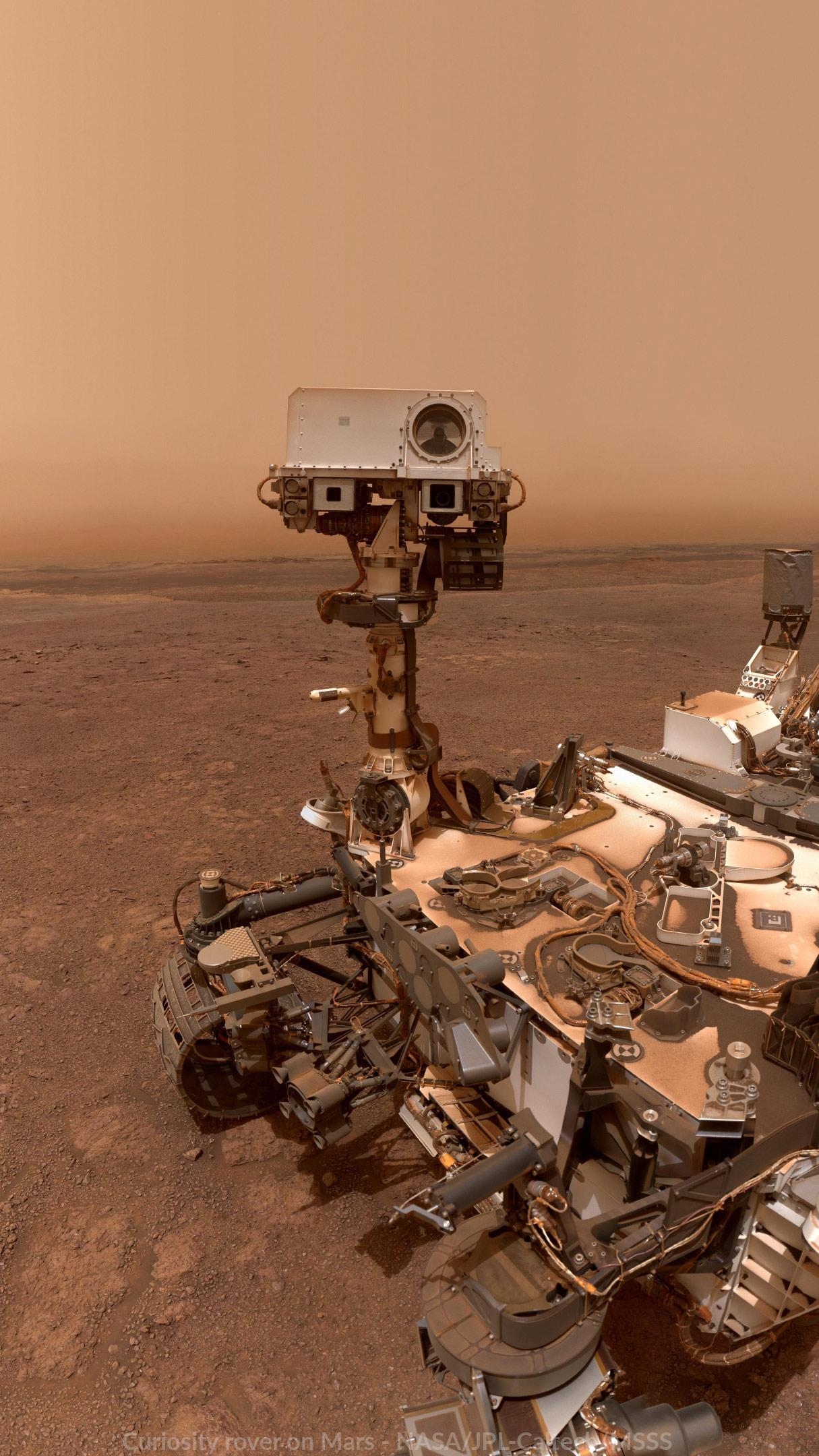 Mars, Curiosity Rover, Selbstporträt, NASA, Planetarische Gesellschaft, 1220x2160 HD Handy