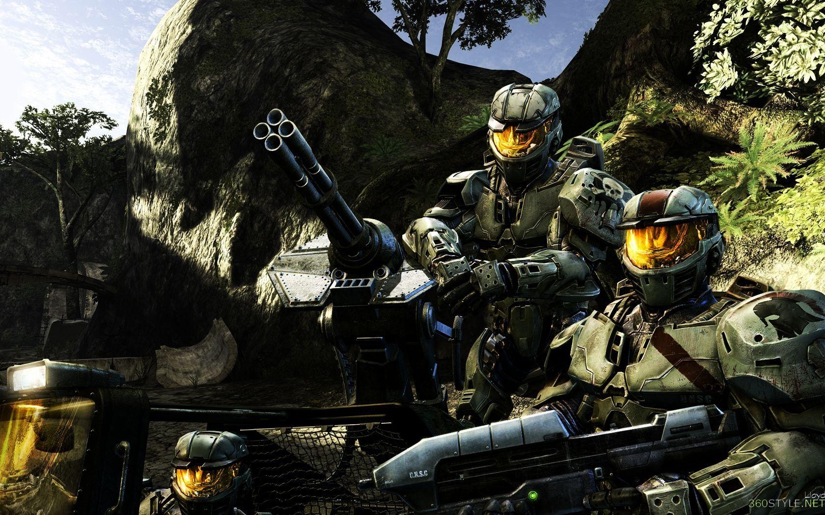 Halo Fan Art, Gaming, Krieger, Igotgame1075, Kampfszene, 1680x1050 HD Desktop