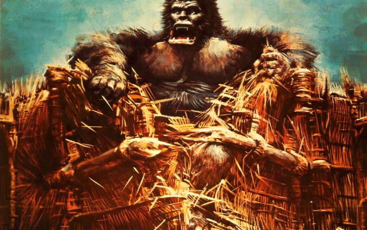 Kunst, King Kong, Illustration, Kreativität, Film, 1280x810 HD Desktop