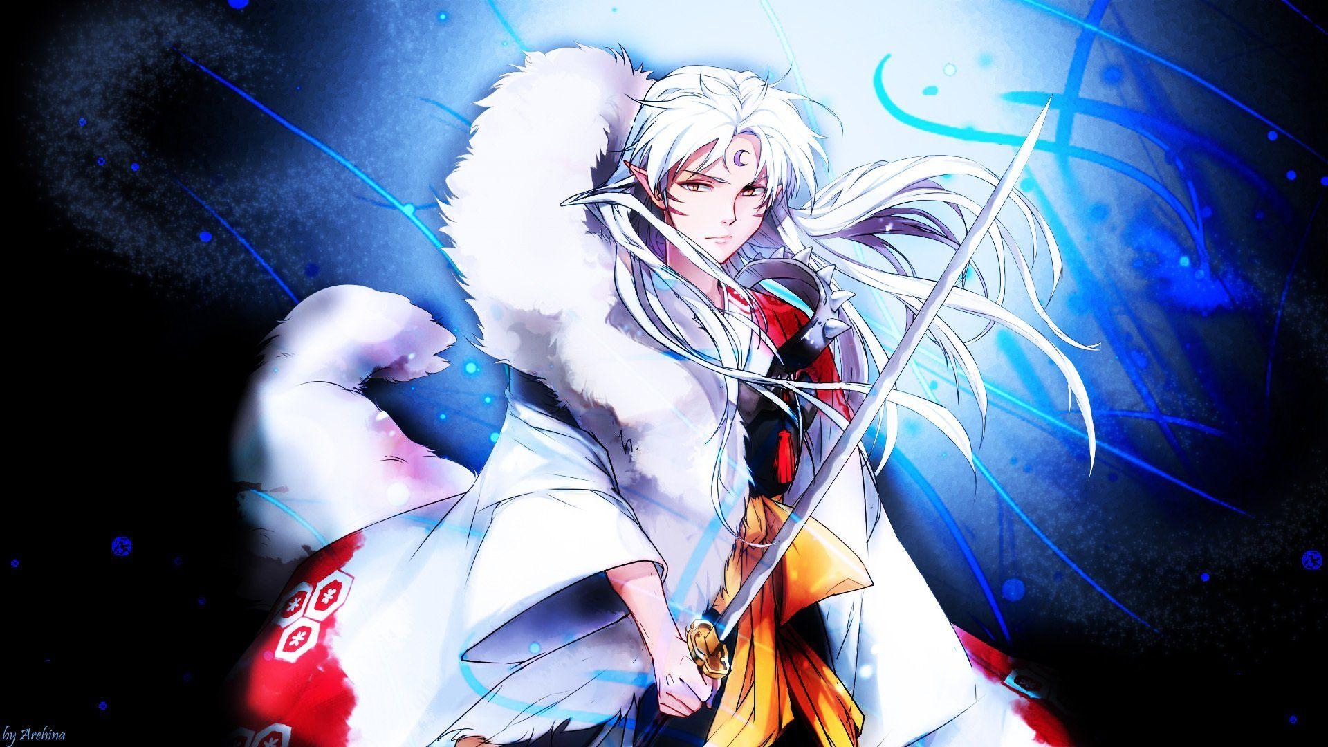 Sesshomaru, Inuyasha, Full HD, Wallpaper, Anime, 1920x1080 Full HD Desktop