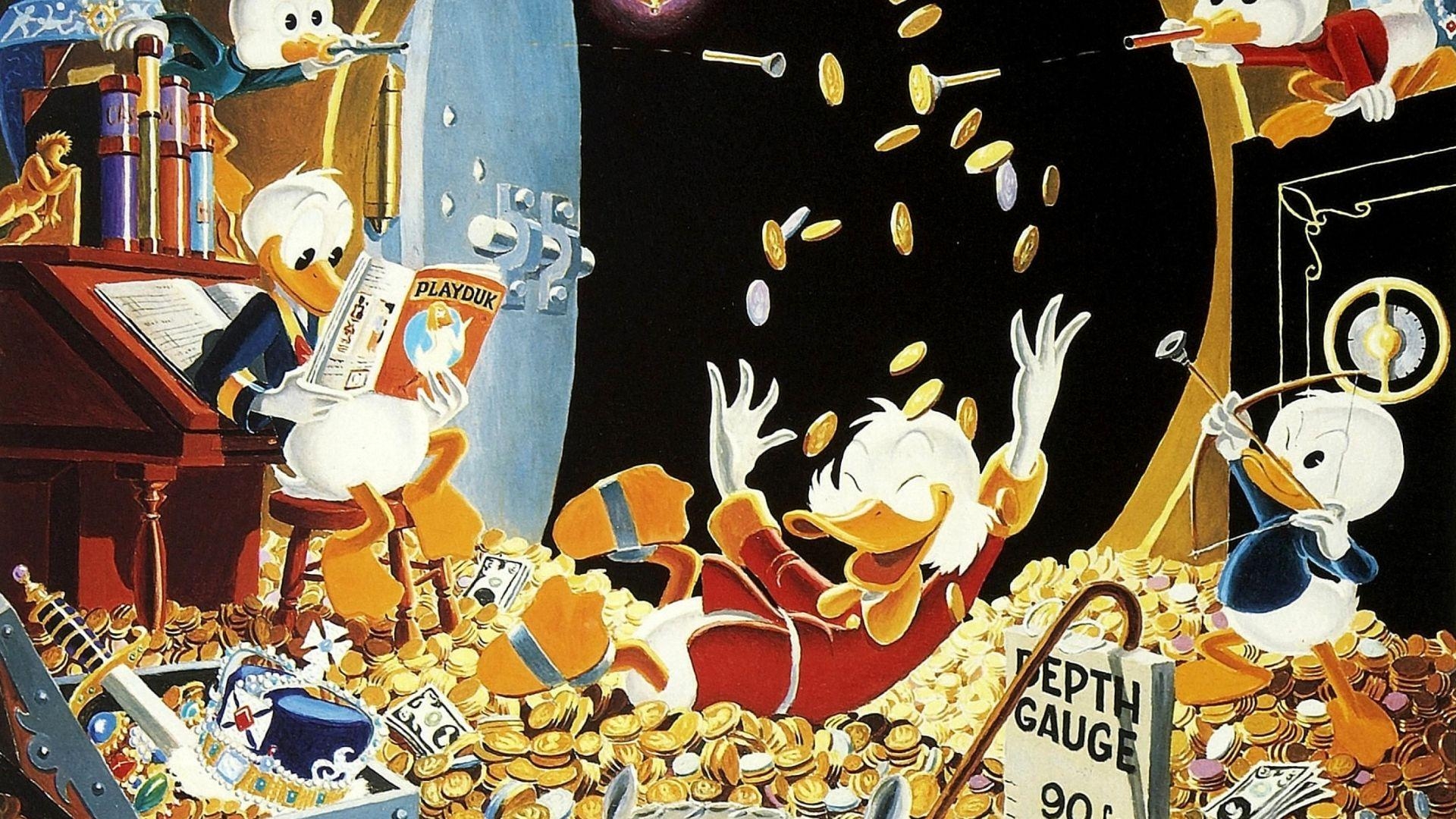 Scrooge McDuck, HD Bild, Kostenlose Downloads, Disney Ente, 1920x1080 Full HD Desktop