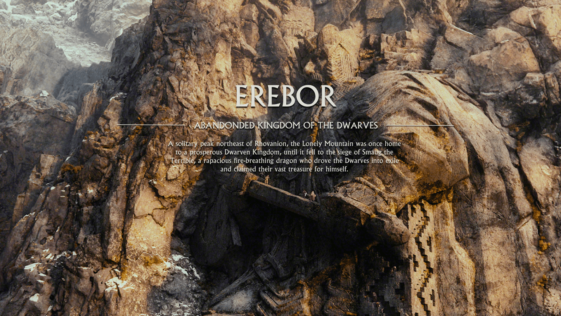 Erebor, Fantasie, Der Hobbit, Berg, Tapete, 1920x1080 Full HD Desktop