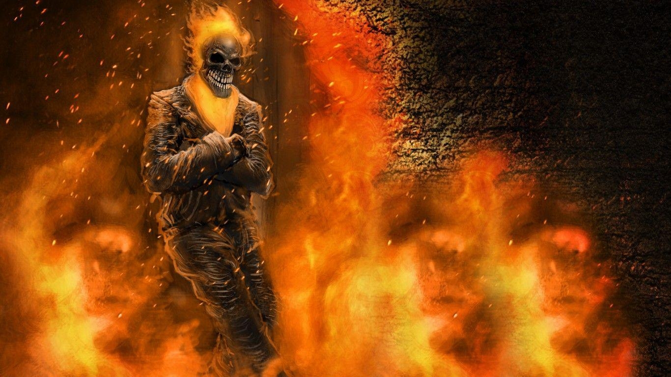 Ghost Rider, HDcom, Beste, Sammlung, Marvel, 1370x770 HD Desktop