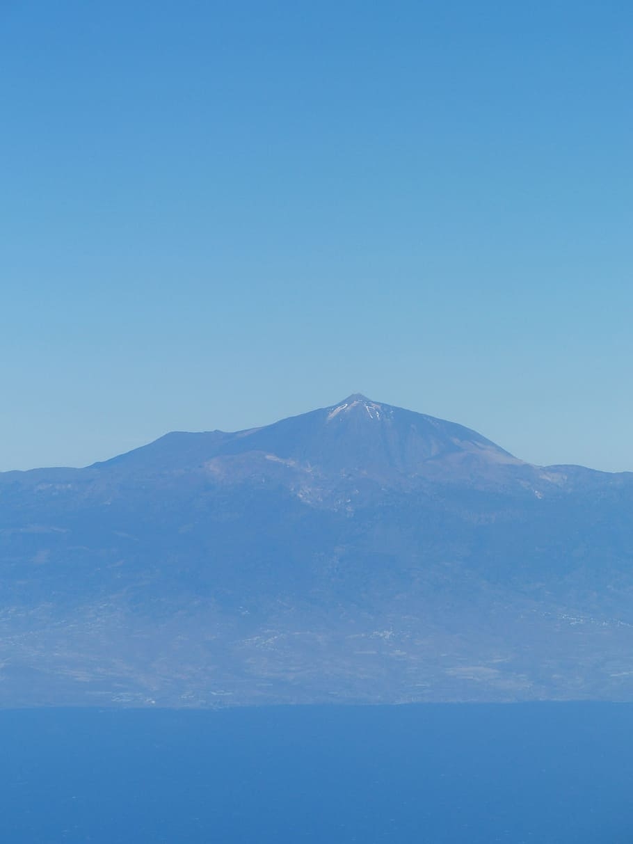 Teneriffa, Luftaufnahmen, Insel, Teide, Gebirge, 910x1220 HD Handy