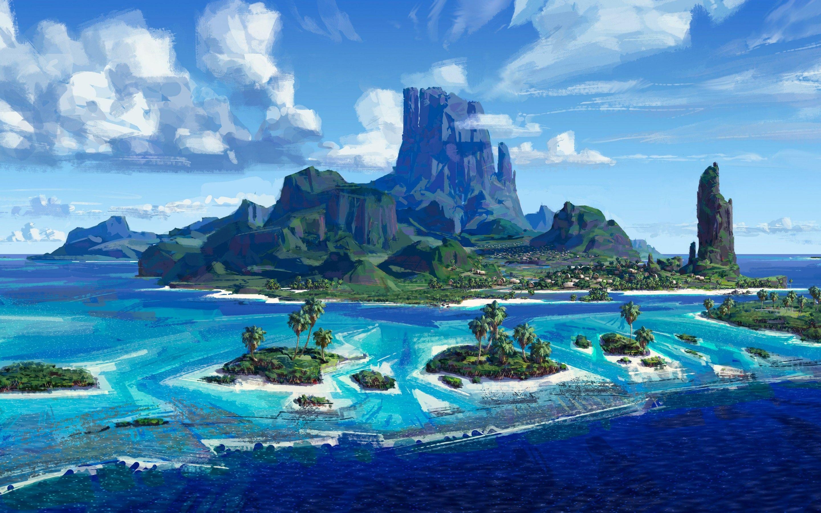 Moana Insel, HD 4K, Film, Ozean, Abenteuer, 2880x1800 HD Desktop