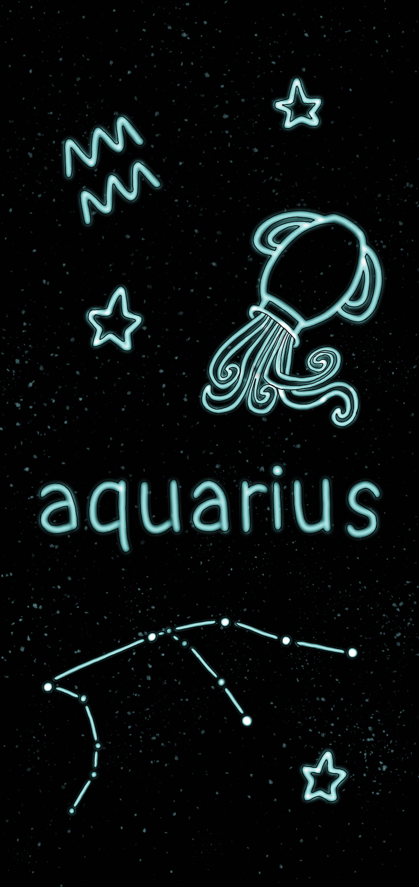 Aquarius, Sternzeichen, HD, Tapete, Astrologie, 850x1800 HD Handy