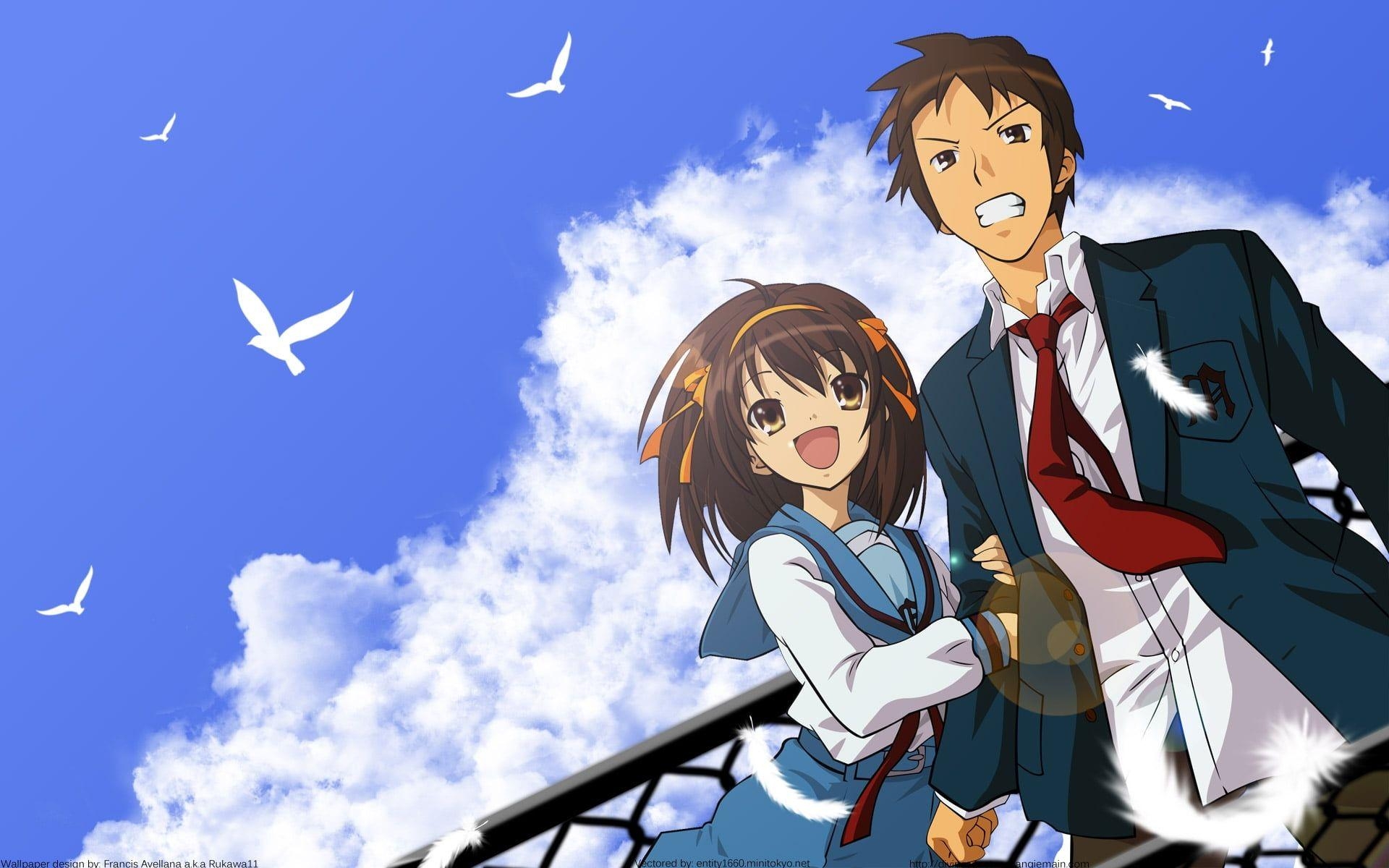 Haruhi, Melancholie, Anime, HD, Wallpaper, 1920x1200 HD Desktop