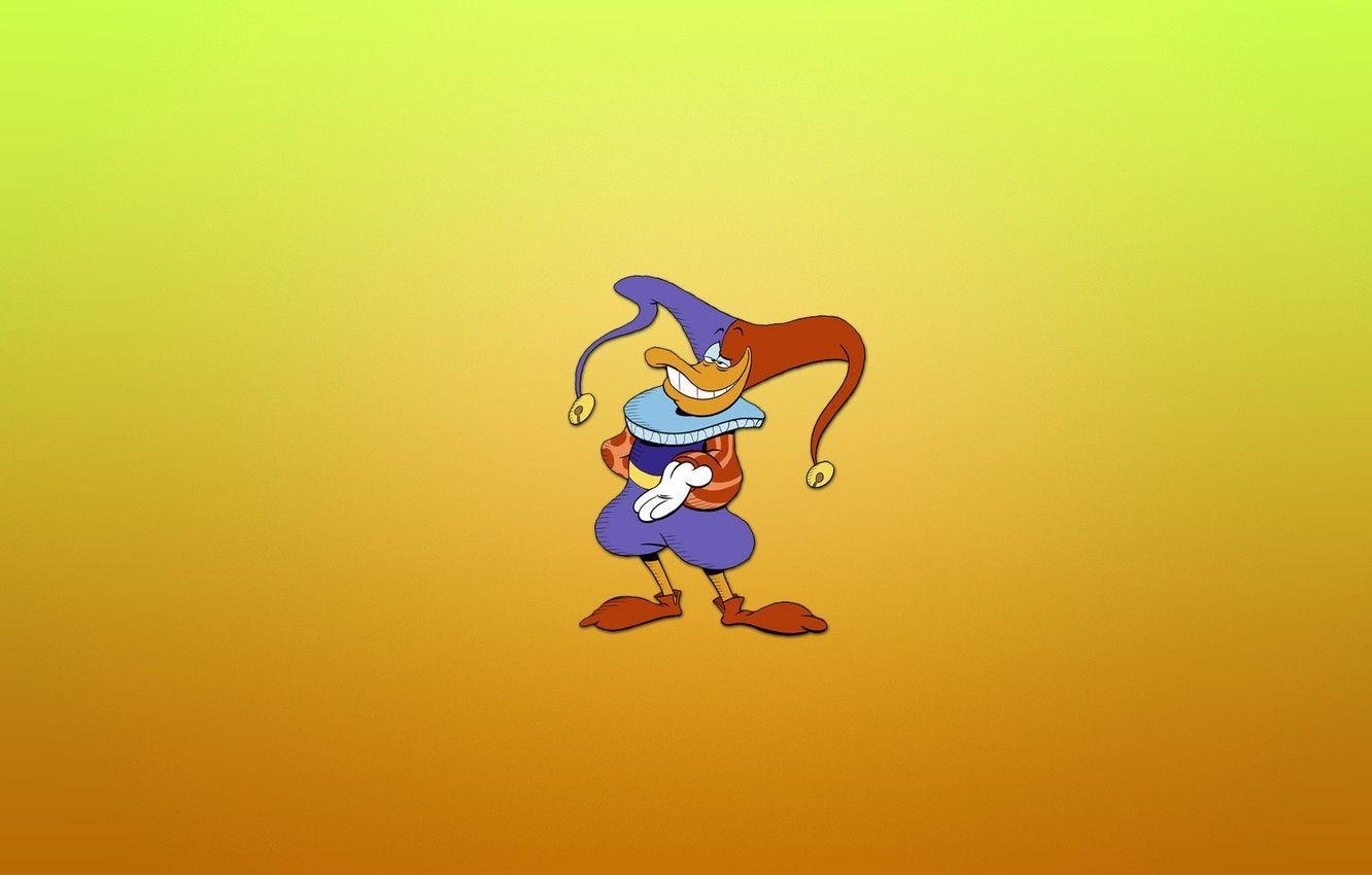 Darkwing Duck, Joker, Mimikry, Schwarzer Umhang, Quackerjack, 1340x850 HD Desktop