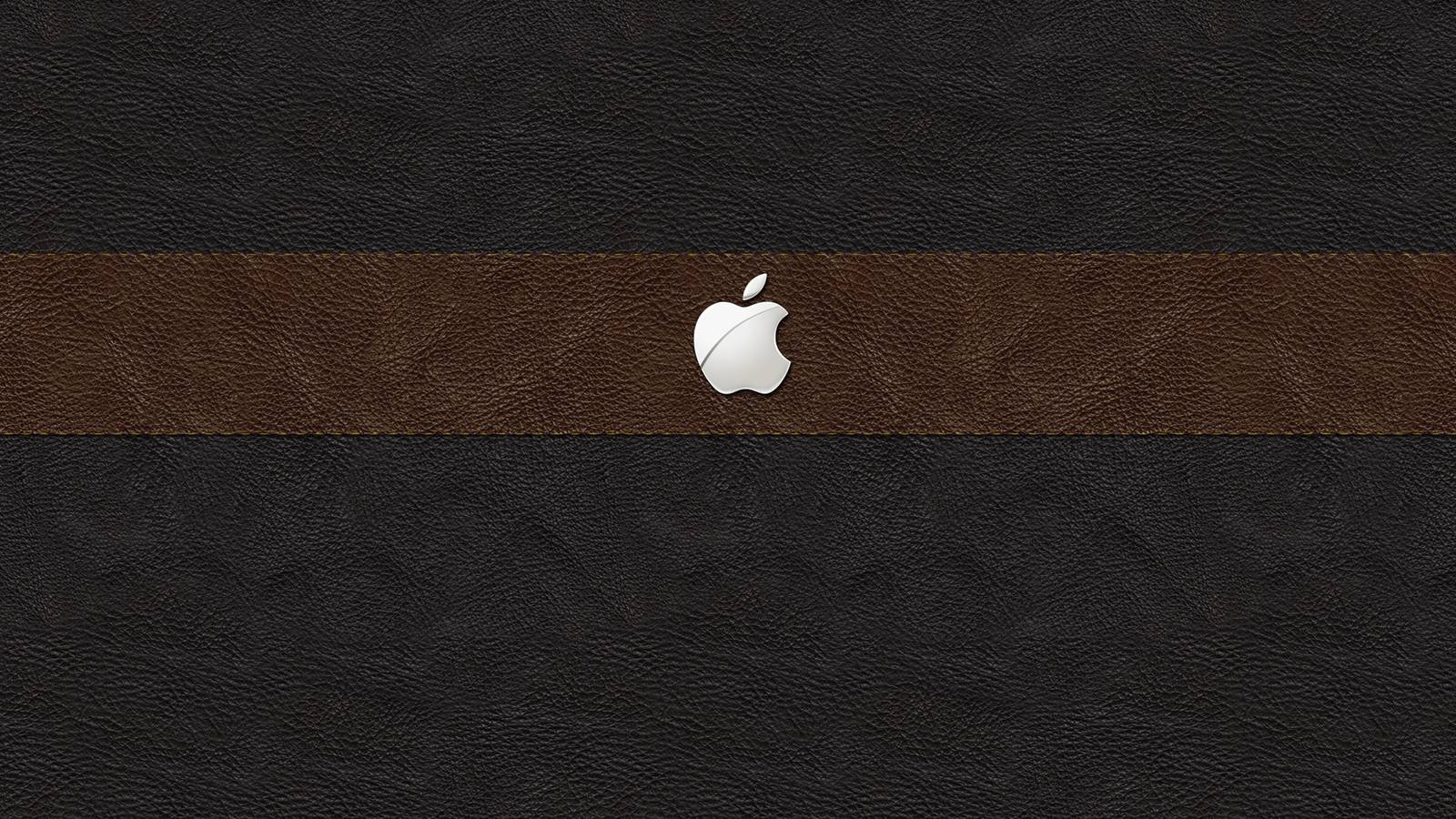 Leder, Apple, Hintergrund, Bild, Muster, 1600x900 HD Desktop